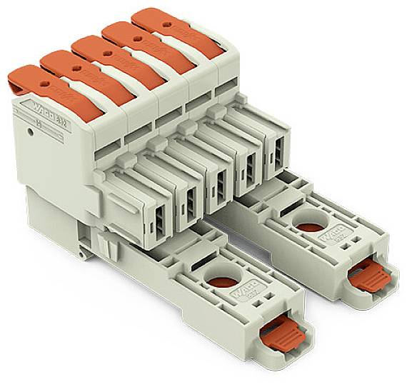 WAGO Buchsengehäuse-Kabel Rastermaß: 10.16 mm 832-1105/306-000 5 St.