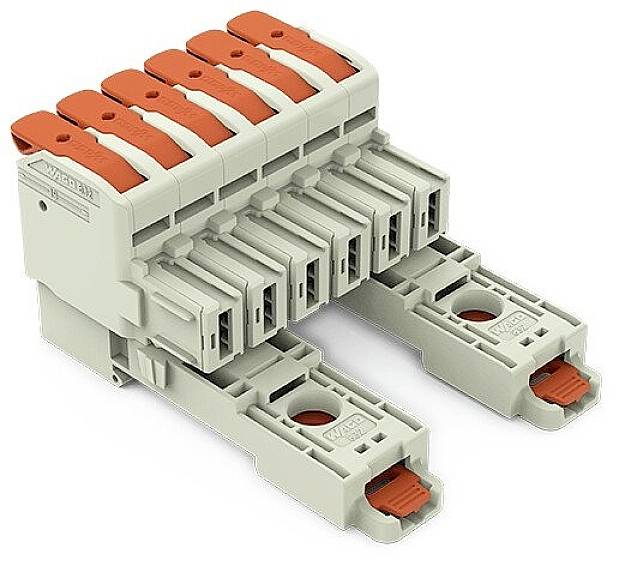 WAGO Buchsengehäuse-Kabel Rastermaß: 10.16 mm 832-1106/306-000 5 St.
