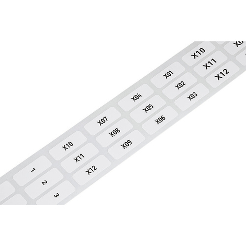 WAGO 210-808 Etikett für Thermotransferbedruckung 25 x 9.5 mm Farbe Beschriftungsfeld: Weiß Anzahl