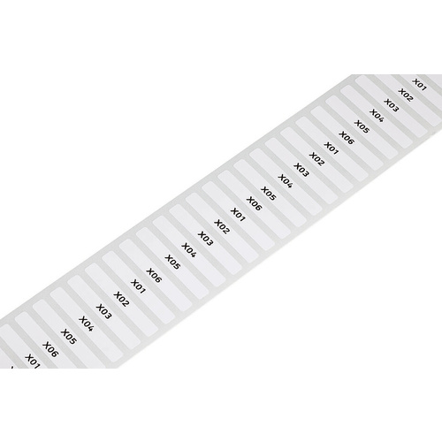 WAGO 210-810 Etikett für Thermotransferbedruckung 35 x 5 mm Farbe Beschriftungsfeld: Weiß Anzahl Et