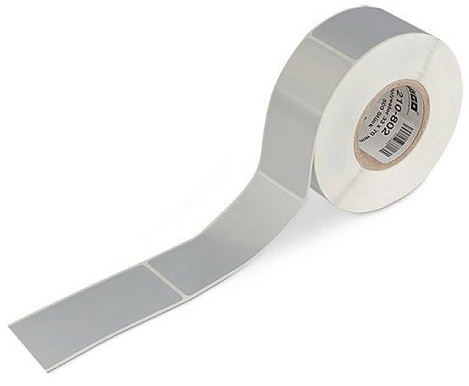 WAGO 210-812 210-812 Etiketten für Thermotransferdrucker Beschriftungsfläche: 50 x 25mm Silber Anzahl Markierer: 500 500St.