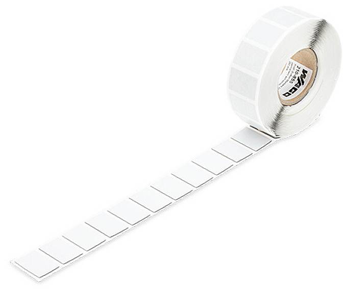 WAGO 210-855 210-855 Etiketten für Thermotransferdrucker Beschriftungsfläche: 27 x 18mm Silber Anzahl Markierer: 350 350St.