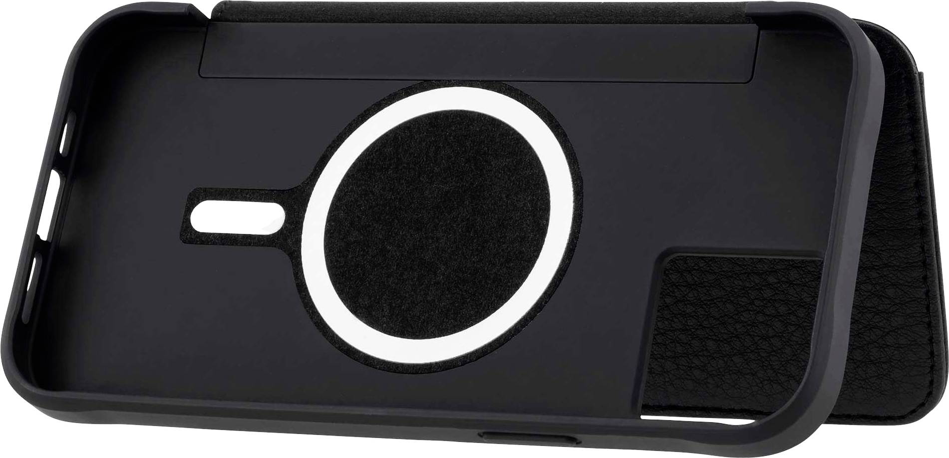 Case-Mate Wallet MagSafe BookCase Booklet Apple iPhone 14 Plus Schwarz MagSafe kompatibel CM049258