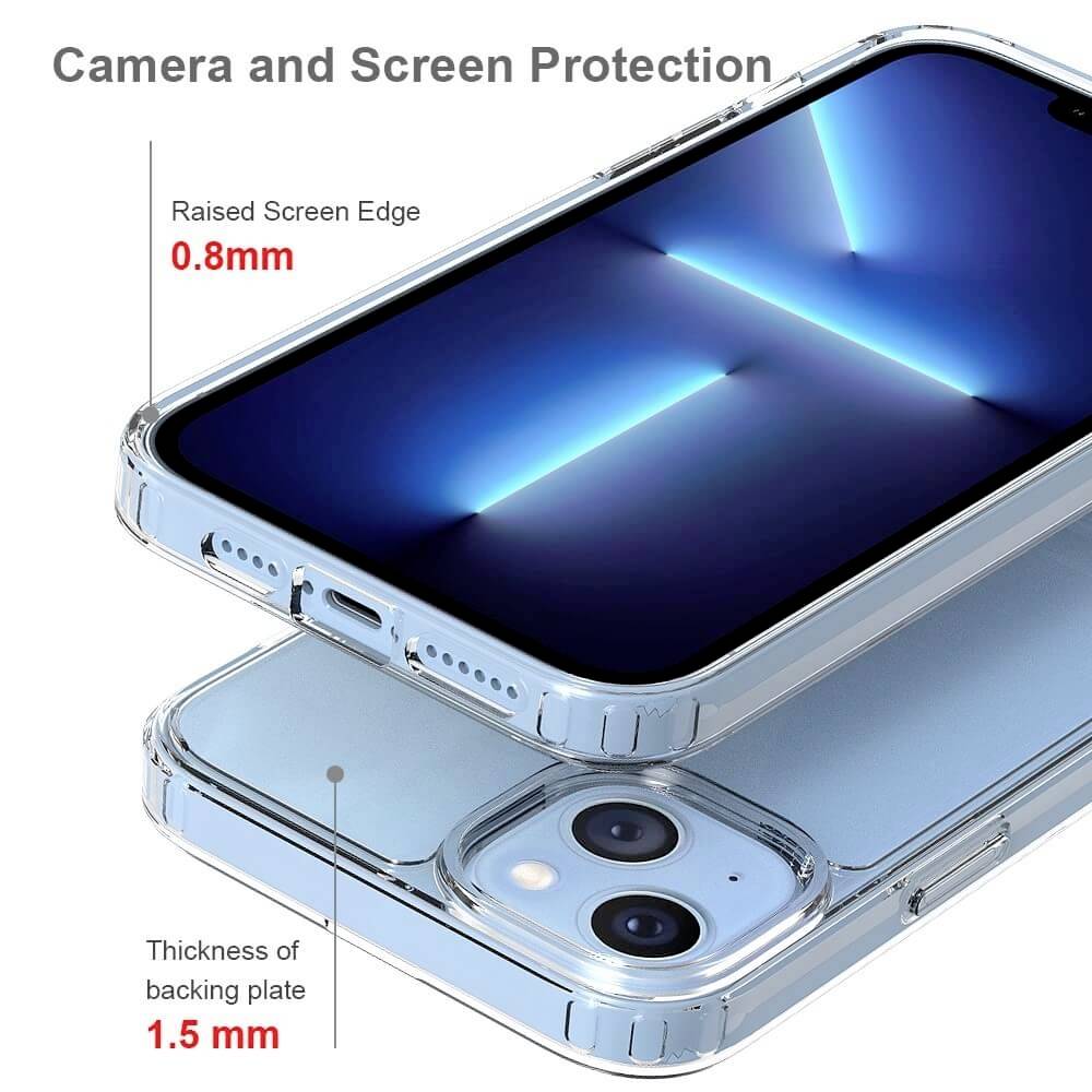 JT Berlin Pankow Clear Backcover Apple iPhone 14 Plus Transparent Induktives Laden 10884