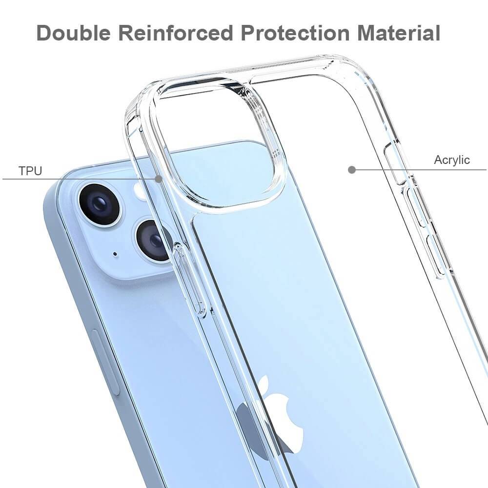 JT Berlin Pankow Clear Backcover Apple iPhone 14 Plus Transparent Induktives Laden 10884
