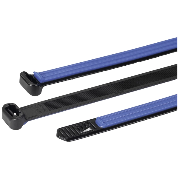 HellermannTyton 111-50001 SGT100S-PA66HIRHSUV/TPE-BK/BU Kabelbinder 12.7mm Schwarz/Blau HellermannTyton 111-50001 SGT100S-PA66HIRHSUV/TPE-BK/BU Kabelbinder 12.7mm Schwarz/Blau