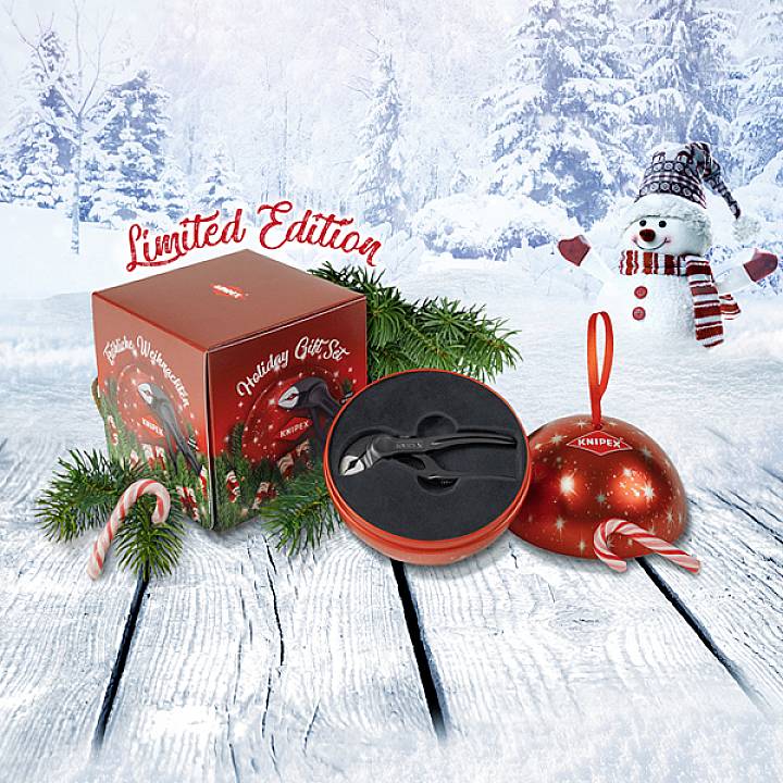 Knipex Cobra®XS XMAS 87 00 100 XMAS Wasserpumpenzange Schlüsselweite (metrisch) 24 mm 100 mm