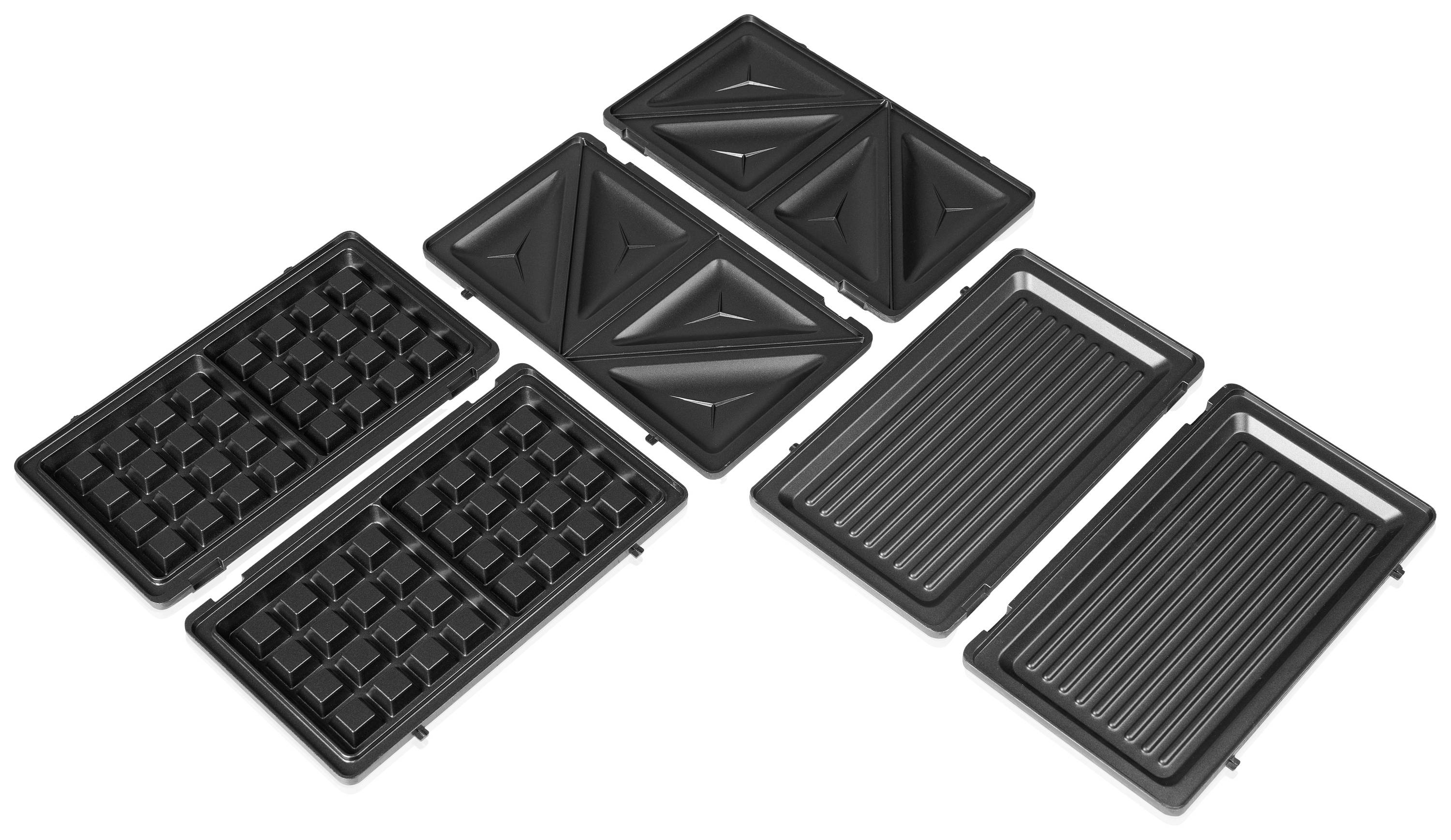Tristar SA-3071 Sandwichmaker Antihaftbeschichtung, Kontrollleuchte, klappbar Schwarz