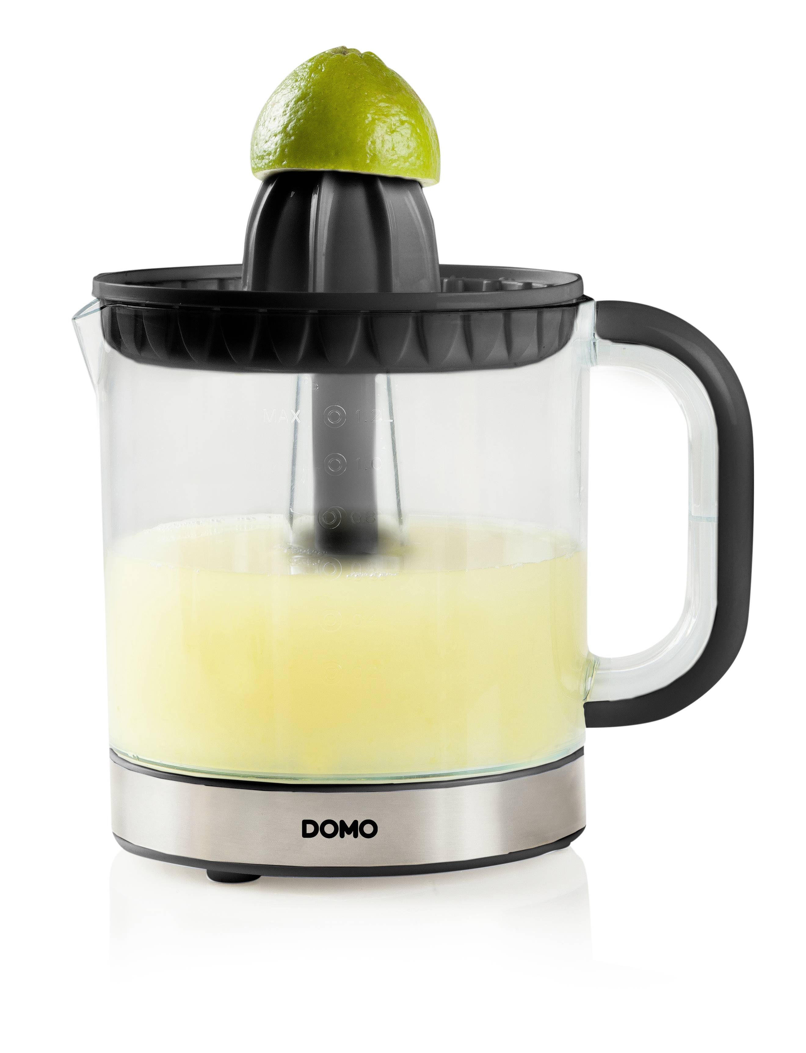 DOMO Zitruspresse DO9235J 40W Schwarz, Silber