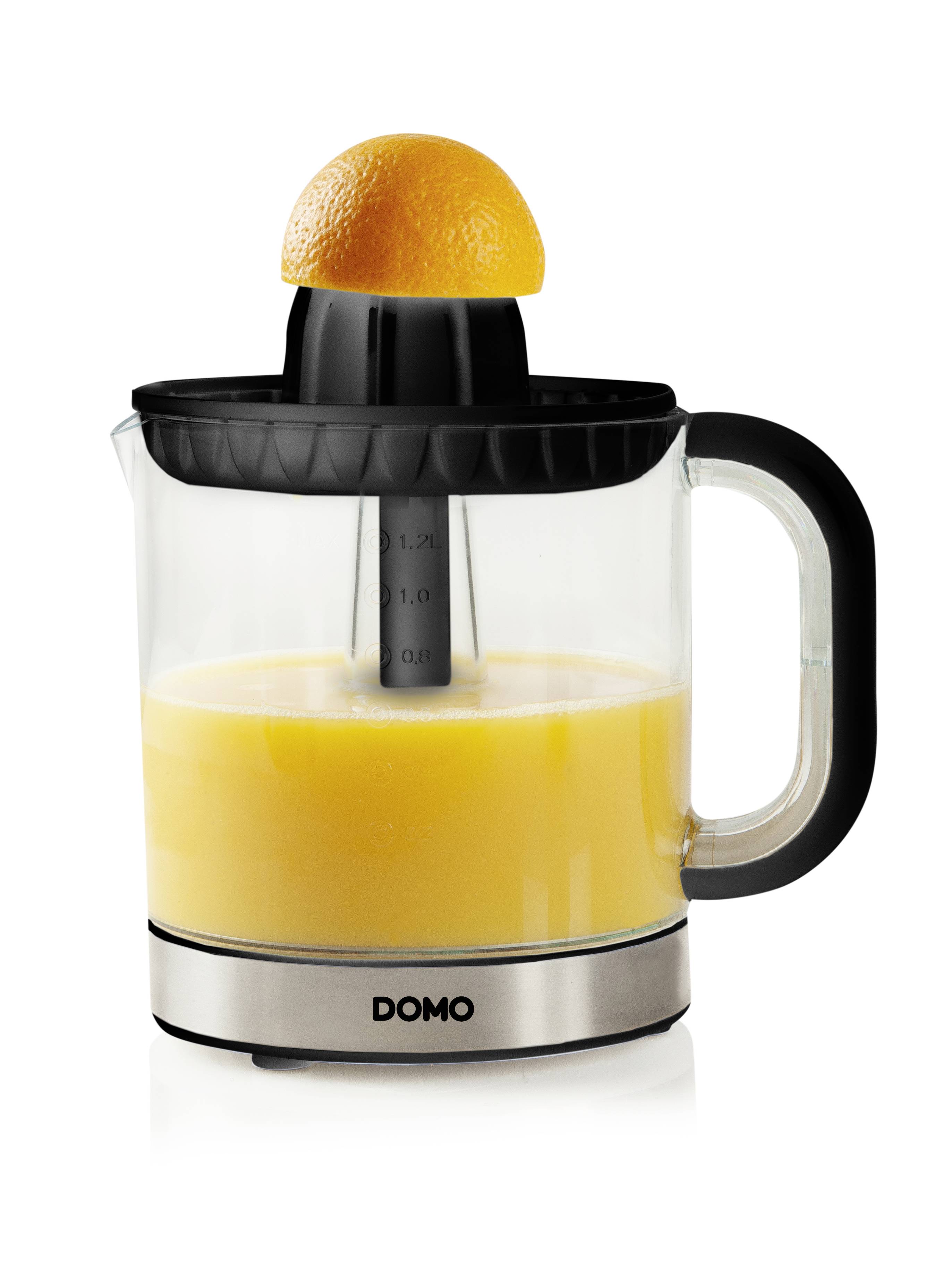 DOMO Zitruspresse DO9235J 40W Schwarz, Silber