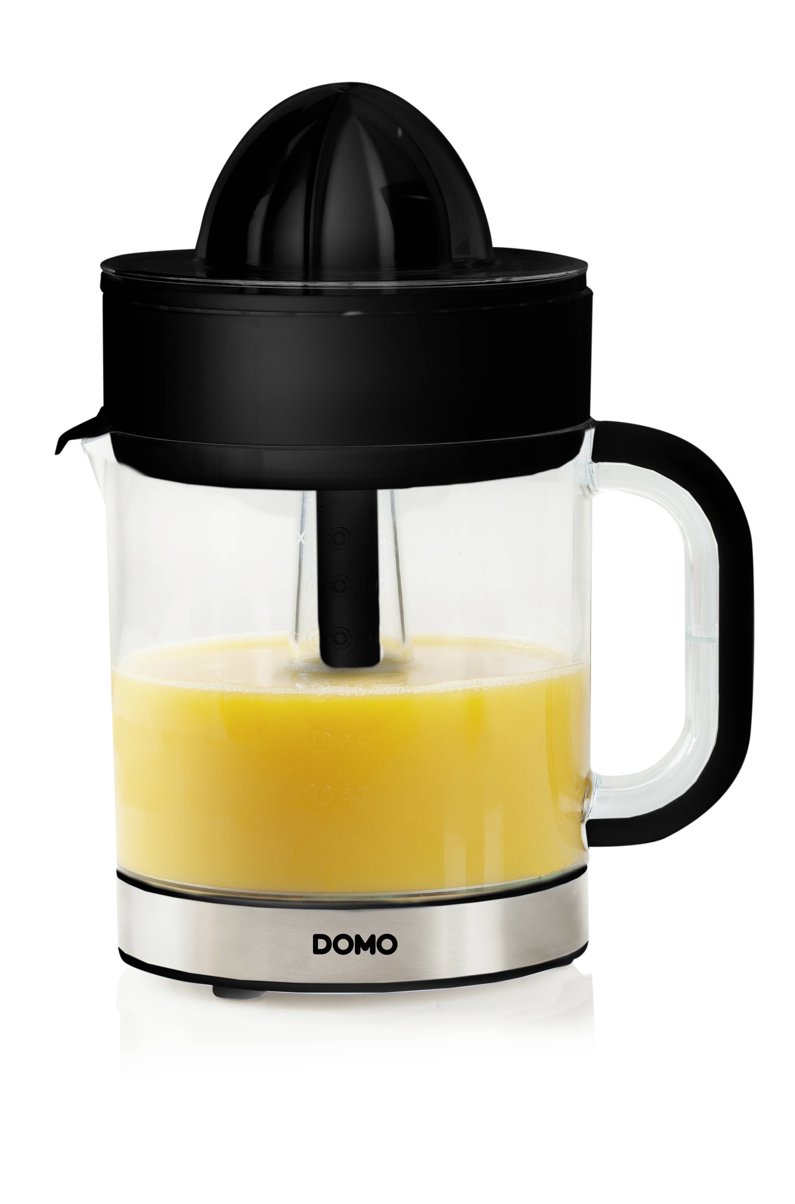 DOMO Zitruspresse DO9235J 40W Schwarz, Silber