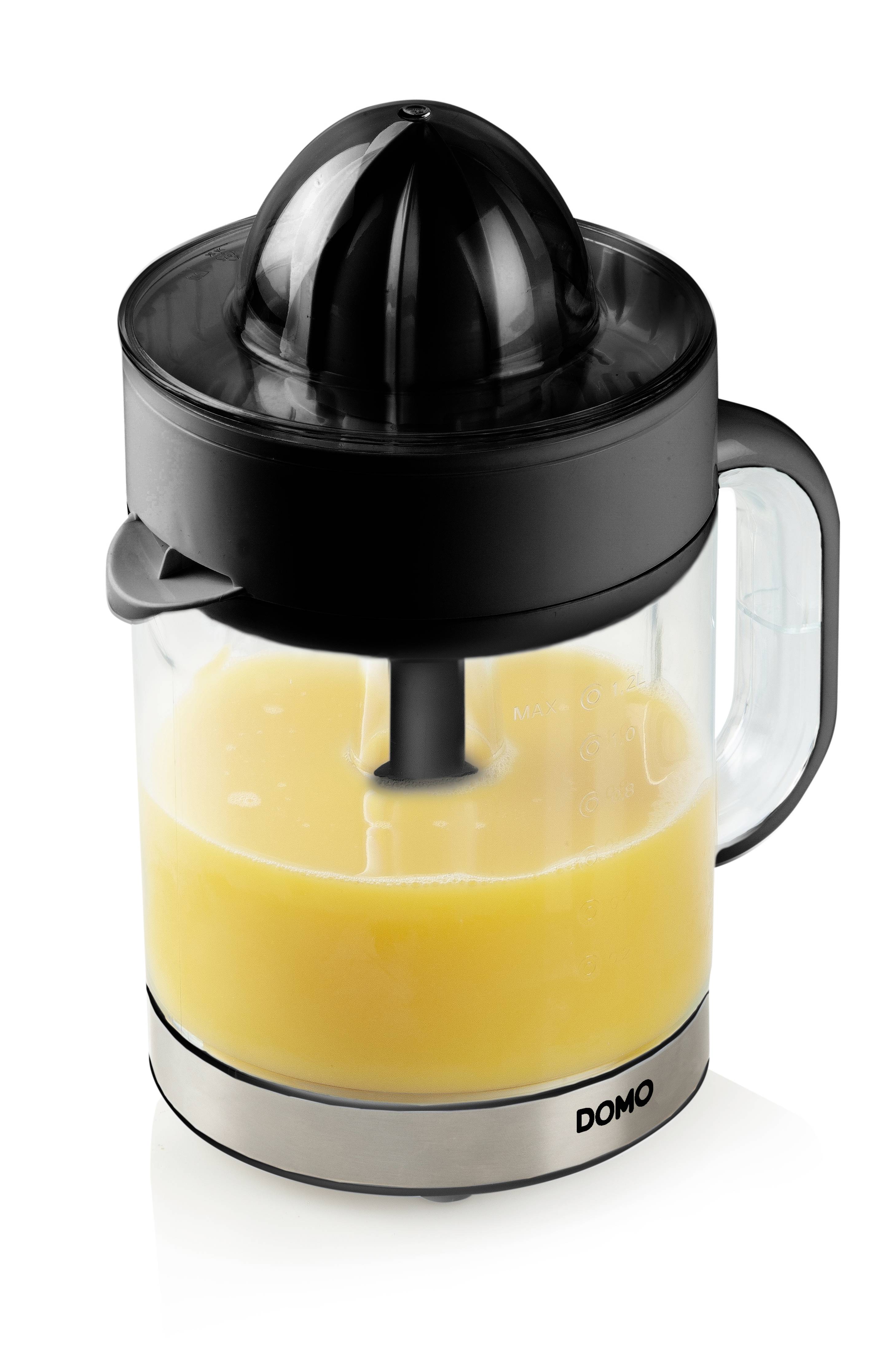 DOMO Zitruspresse DO9235J 40W Schwarz, Silber
