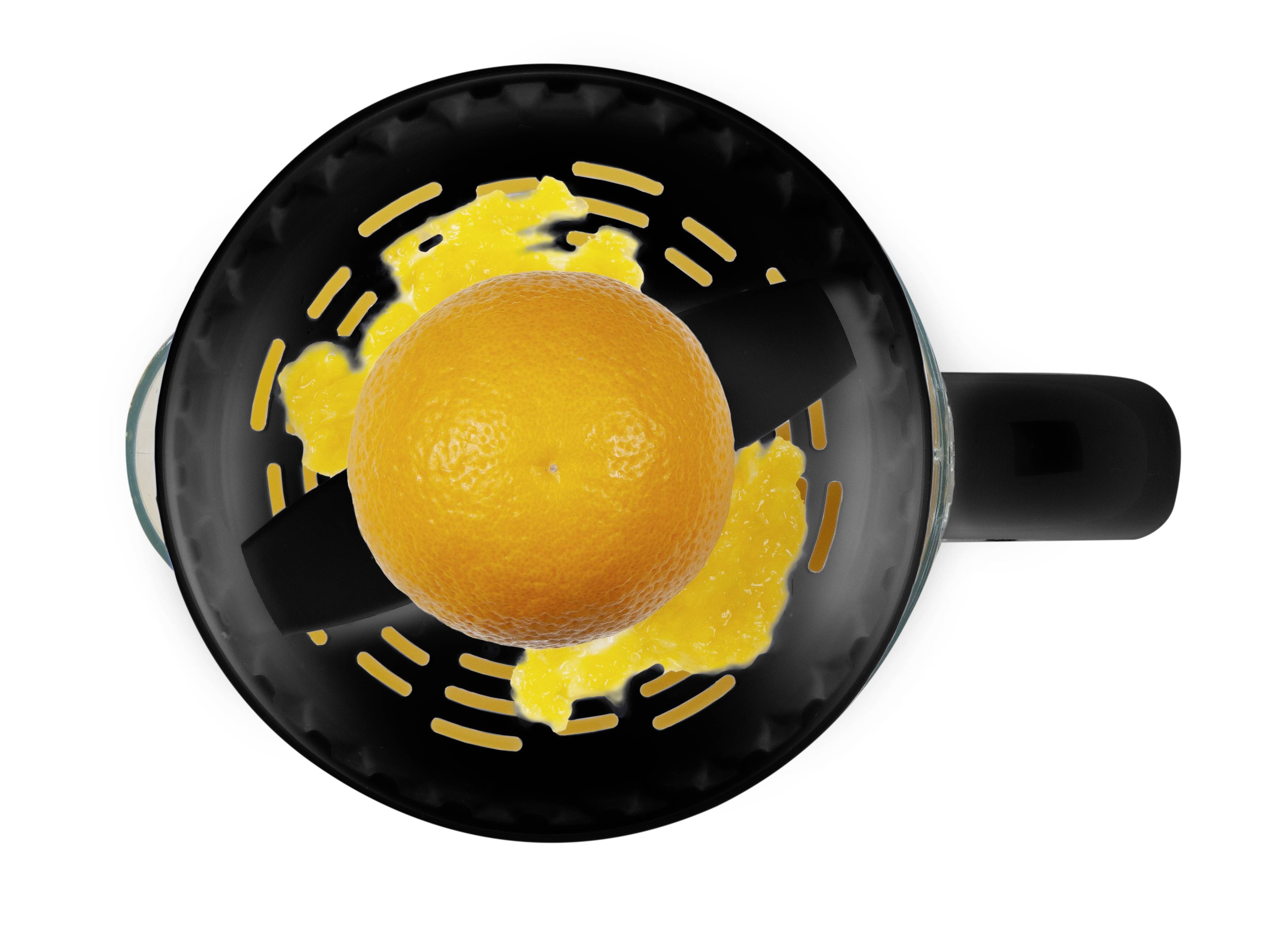 DOMO Zitruspresse DO9235J 40W Schwarz, Silber