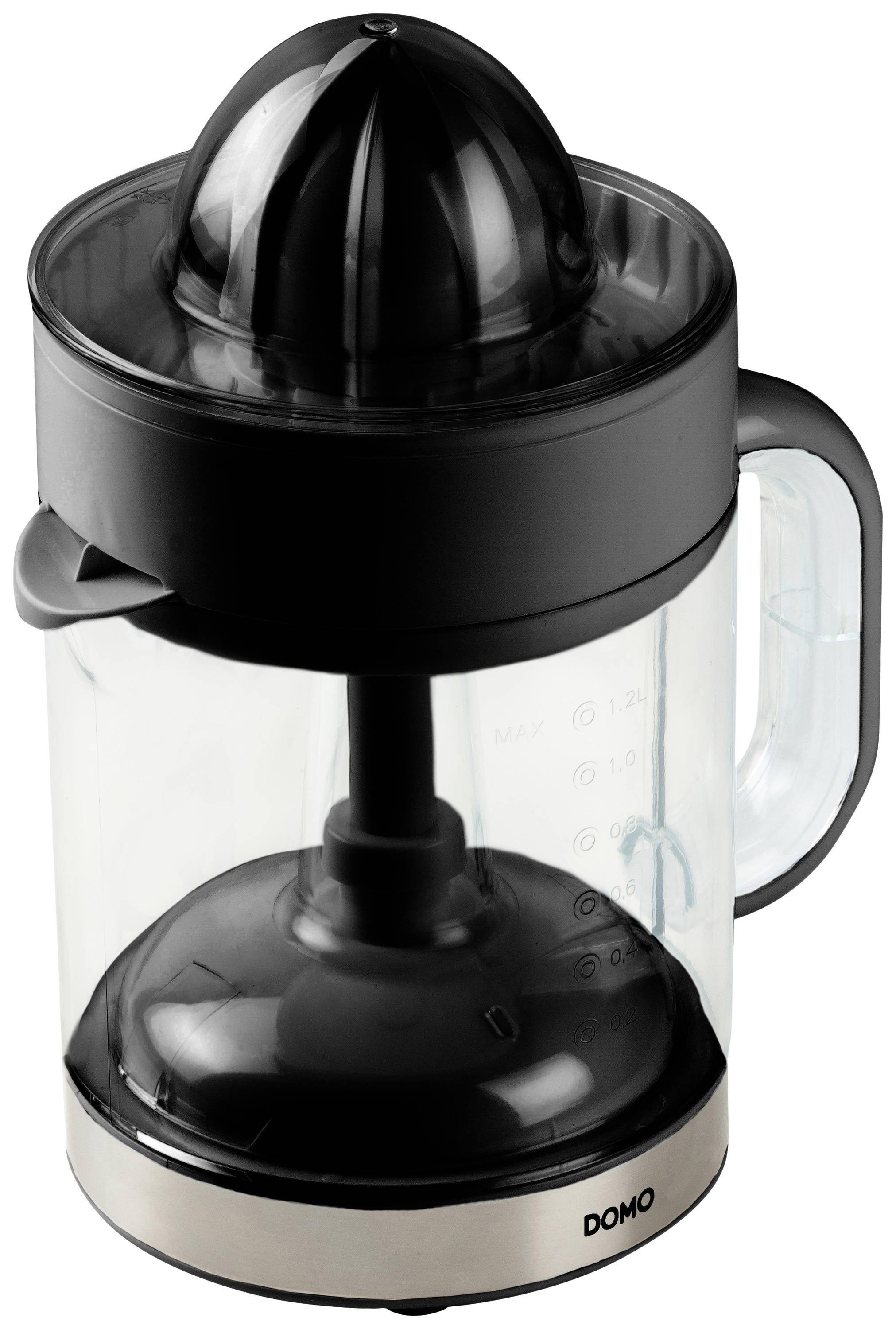 DOMO Zitruspresse DO9235J 40W Schwarz, Silber