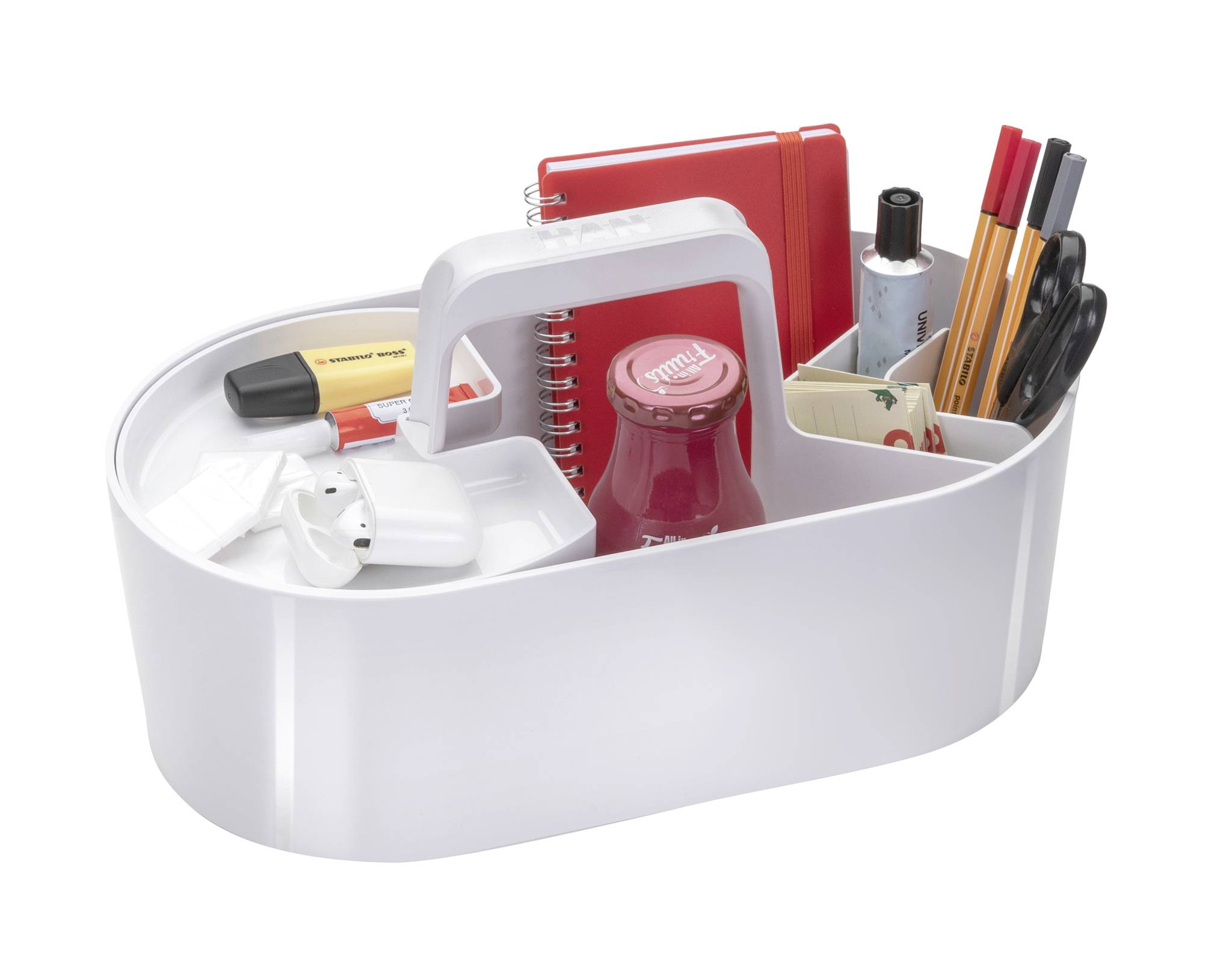 HAN LOFT 1200-12 Tischorganizer Weiß Anzahl der Fächer: 4