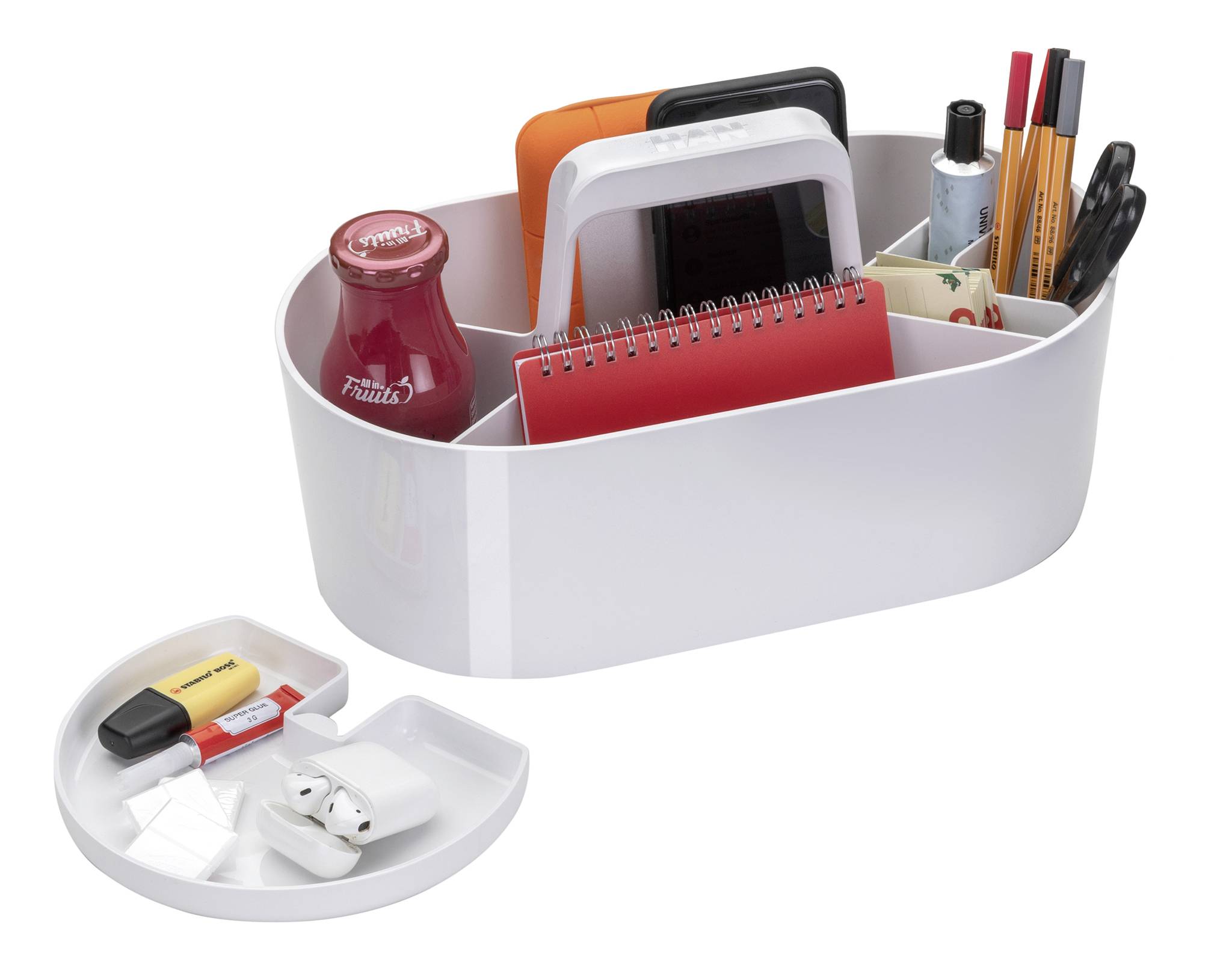 HAN LOFT 1200-12 Tischorganizer Weiß Anzahl der Fächer: 4