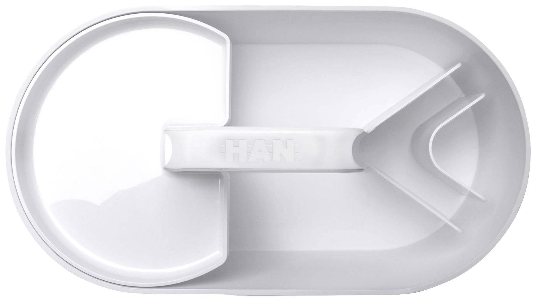 HAN LOFT 1200-12 Tischorganizer Weiß Anzahl der Fächer: 4