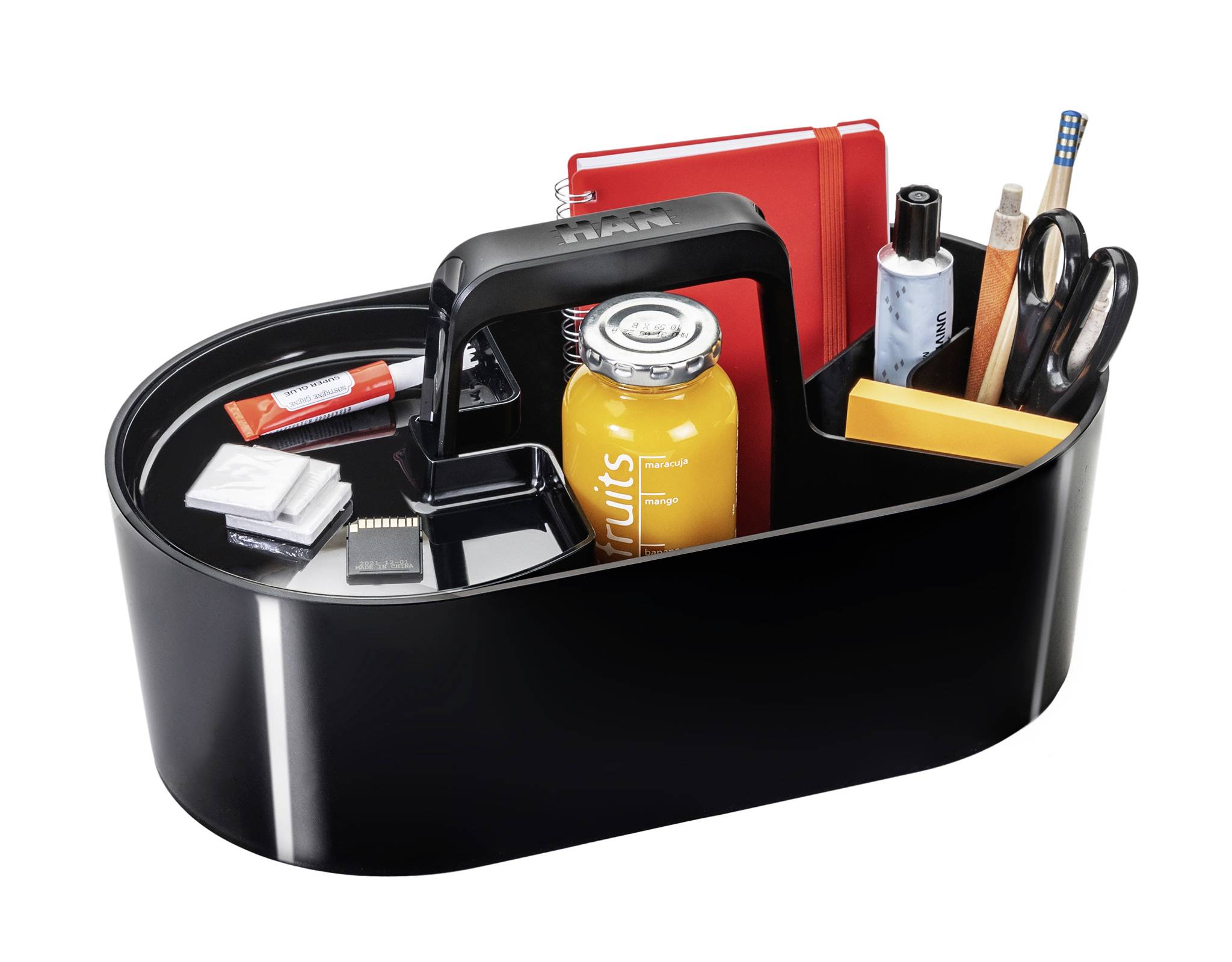 HAN LOFT 1200-13 Tischorganizer Schwarz Anzahl der Fächer: 4