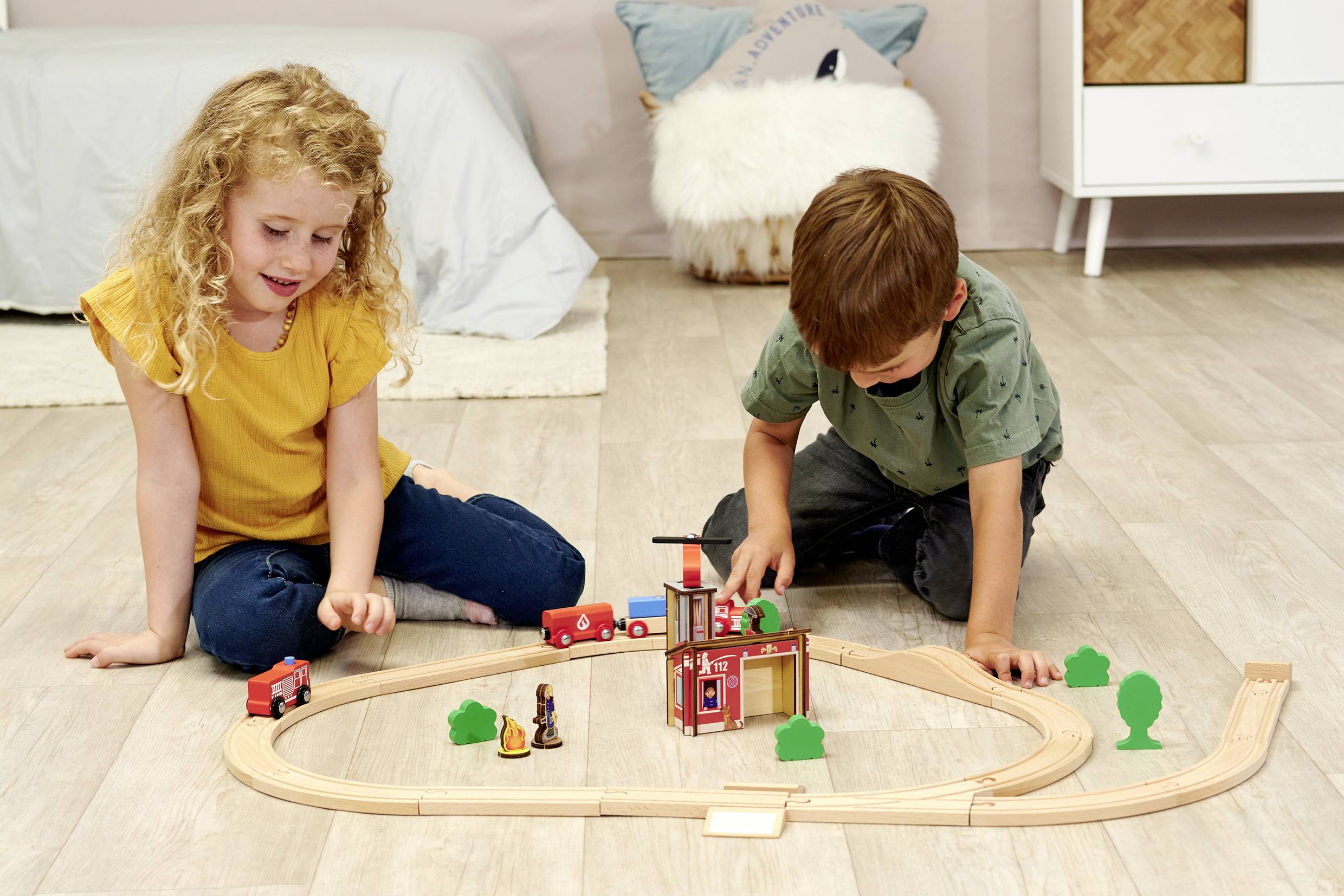 Eichhorn Bahn, Set Feuerwehr 33-tlg. 100006205