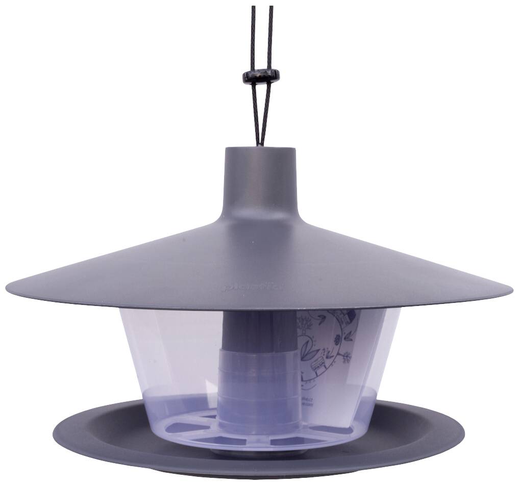 Plastia 1606970115 Vogelfutterhaus Finch anthrazit 1St.