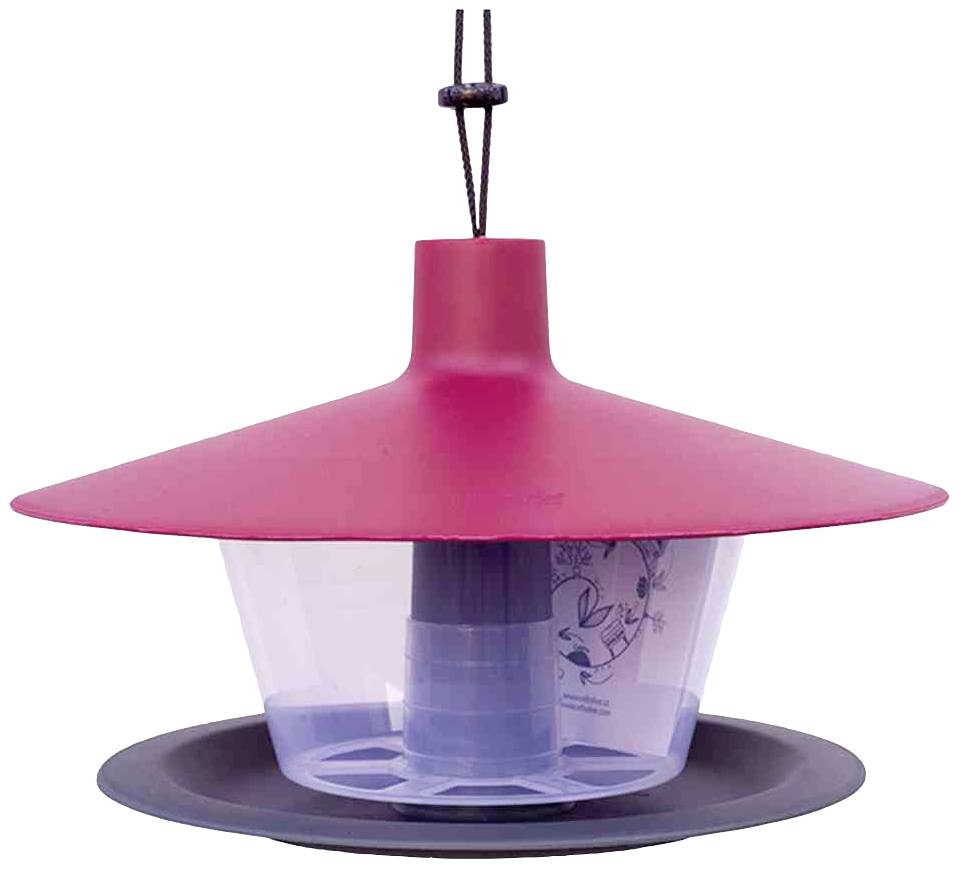 Plastia 1606970194 Vogelfutterhaus Finch rot/anthrazit 1St.