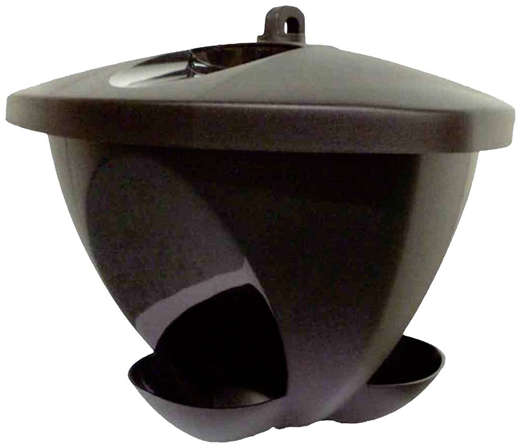 Hammarplast 9323790 Vogelfutterhaus 4L schwarz Ø 29cm 1St.