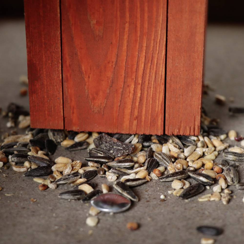 Siena Garden 992059 Vogelfutterhaus Fynn mit Silo und Ständer 1 St.