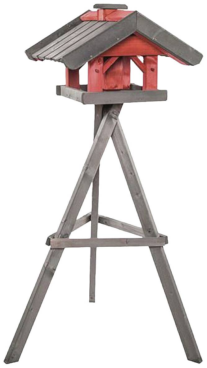 Siena Garden 992059 Vogelfutterhaus Fynn mit Silo und Ständer 1St.