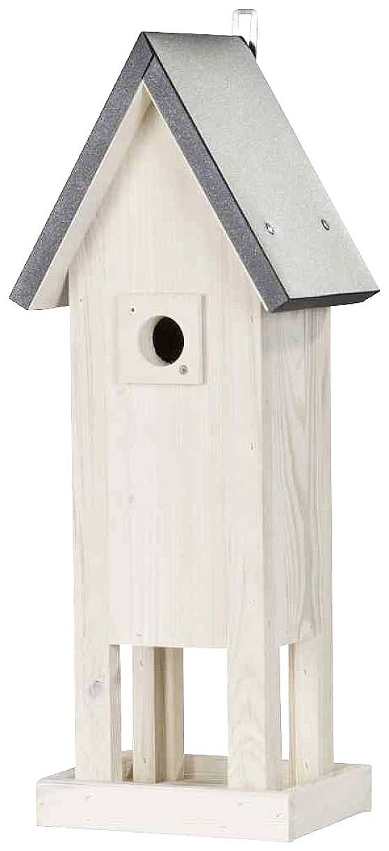 Siena Garden 37602-121 Nistkasten Luke creme mit Futterstelle 1St.