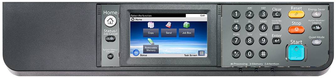 Kyocera ECOSYS M5526cdn/A Farblaser Multifunktionsdrucker A4 Drucker, Scanner, Kopierer LAN, Duplex, Duplex-ADF