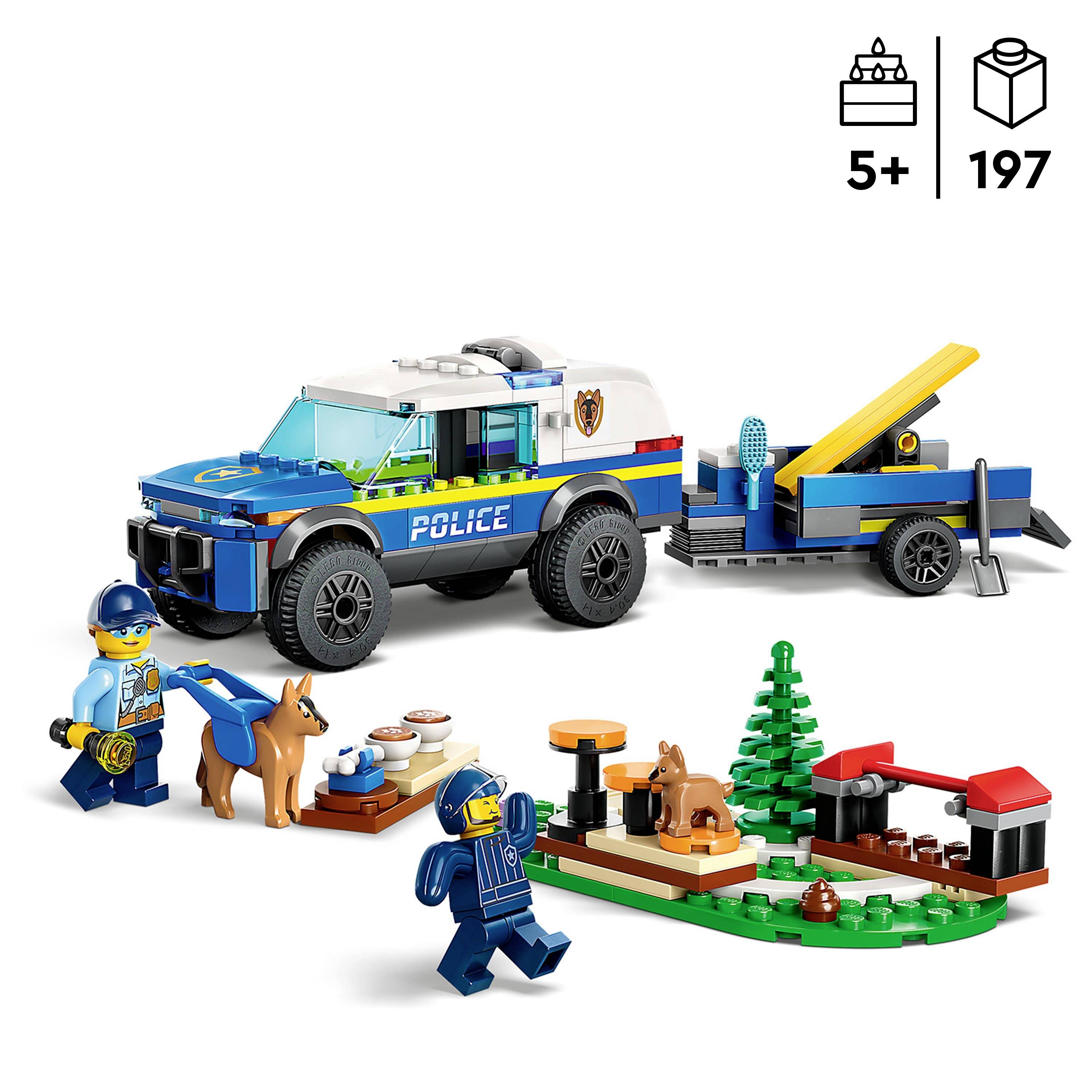 60369 LEGO® CITY Mobiles Polizeihunde-Training