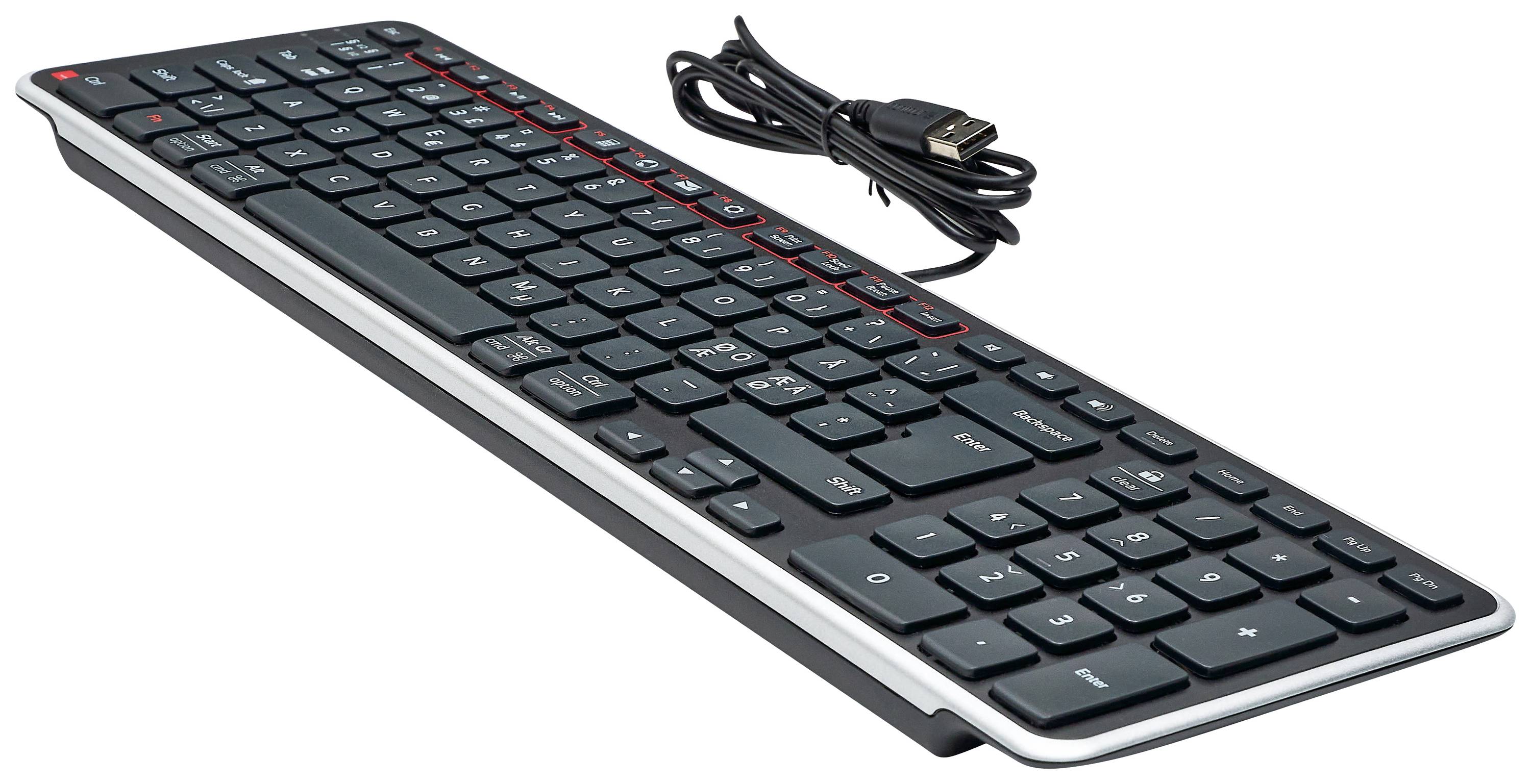 Contour Design Balance Kabelgebunden Tastatur Deutsch, QWERTZ Schwarz