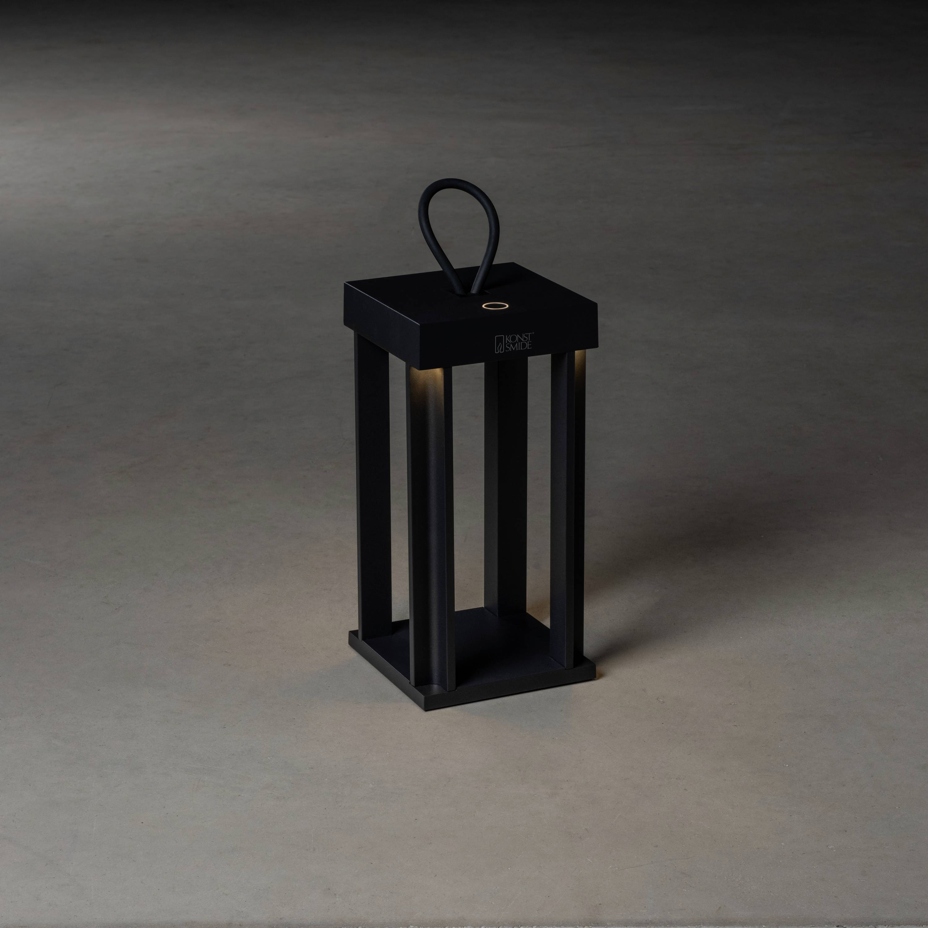 Konstsmide Cannes schwarz 7819-750 LED-Laterne LED 2.2W Schwarz