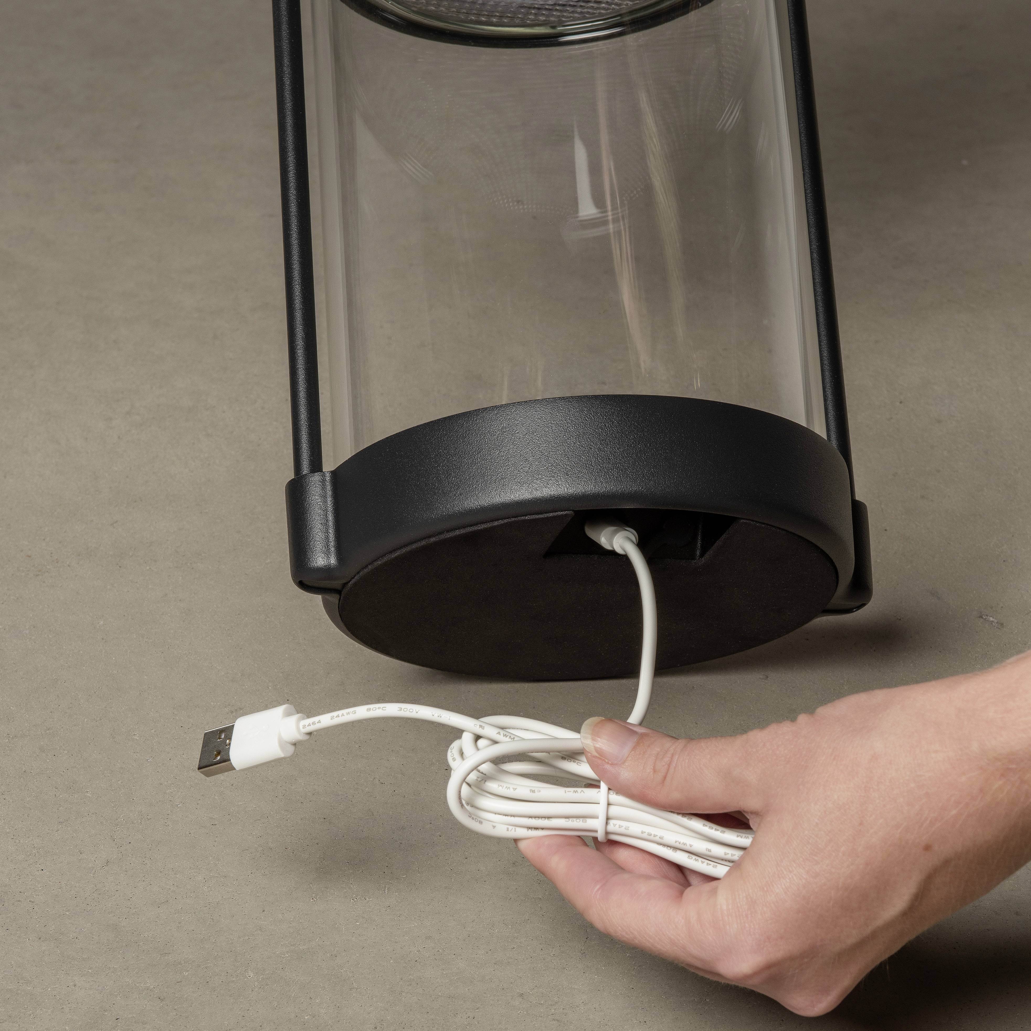 Konstsmide Crotone schwarz 7822-750 Solar-Außenwandleuchte LED 2W Schwarz