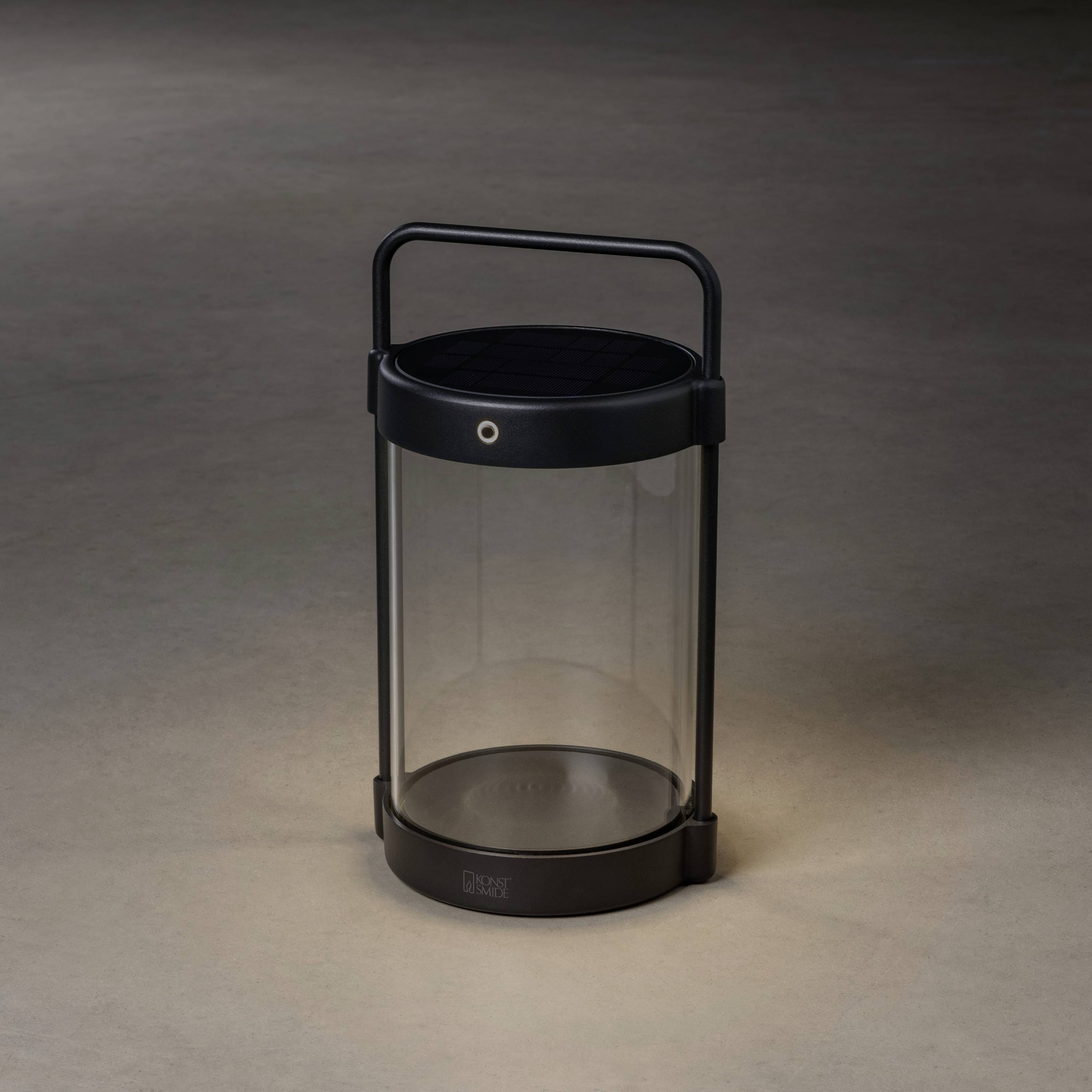 Konstsmide Crotone schwarz 7822-750 Solar-Außenwandleuchte LED 2W Schwarz