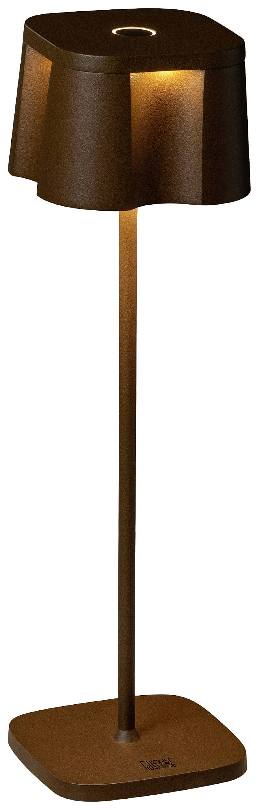 Konstsmide 7818-970 Nice Rost LED-Außentischlampe 2.5W Warmweiß Rost-Braun