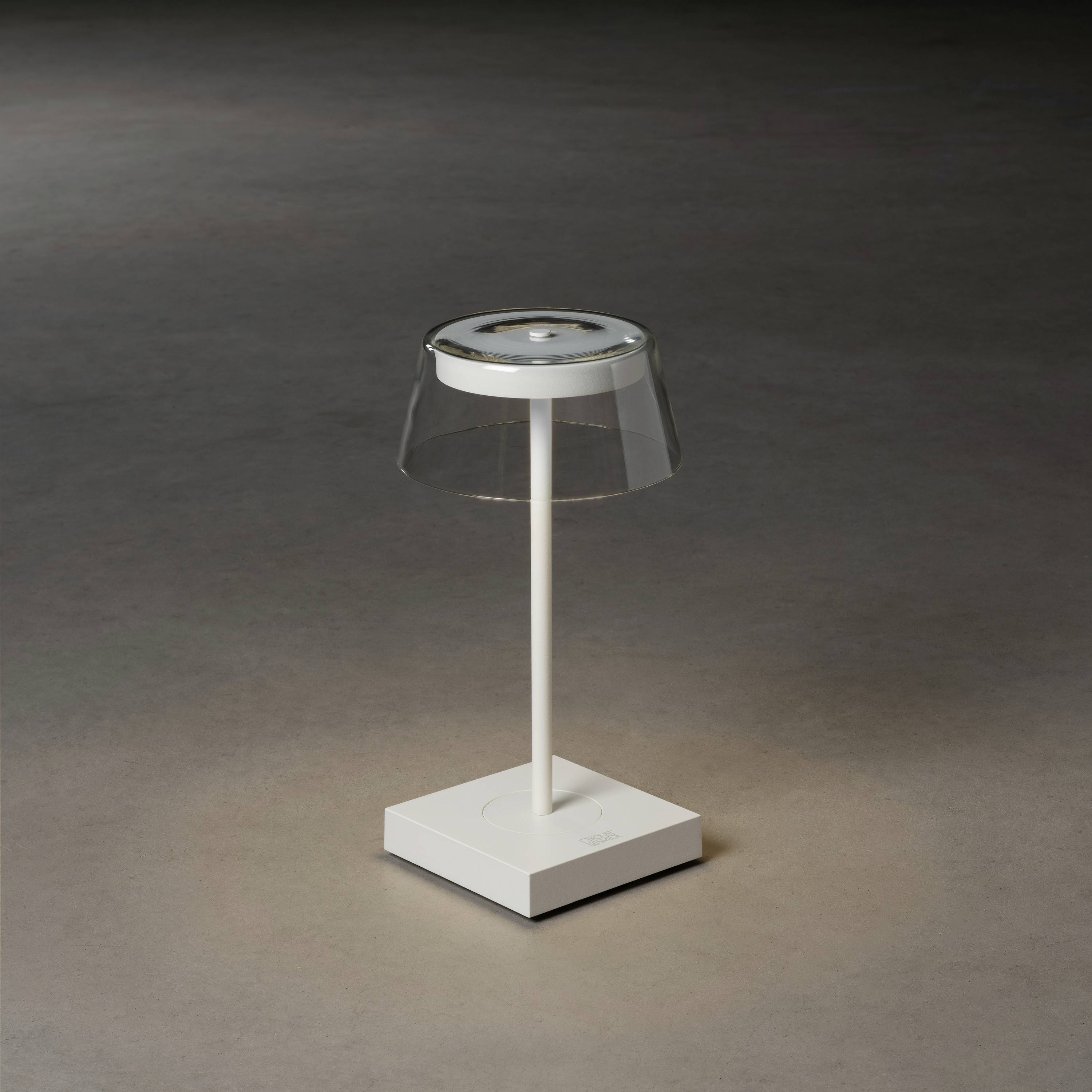 Konstsmide 7816-250 Scilla weiss LED-Außentischlampe 2.5W Warmweiß Weiß