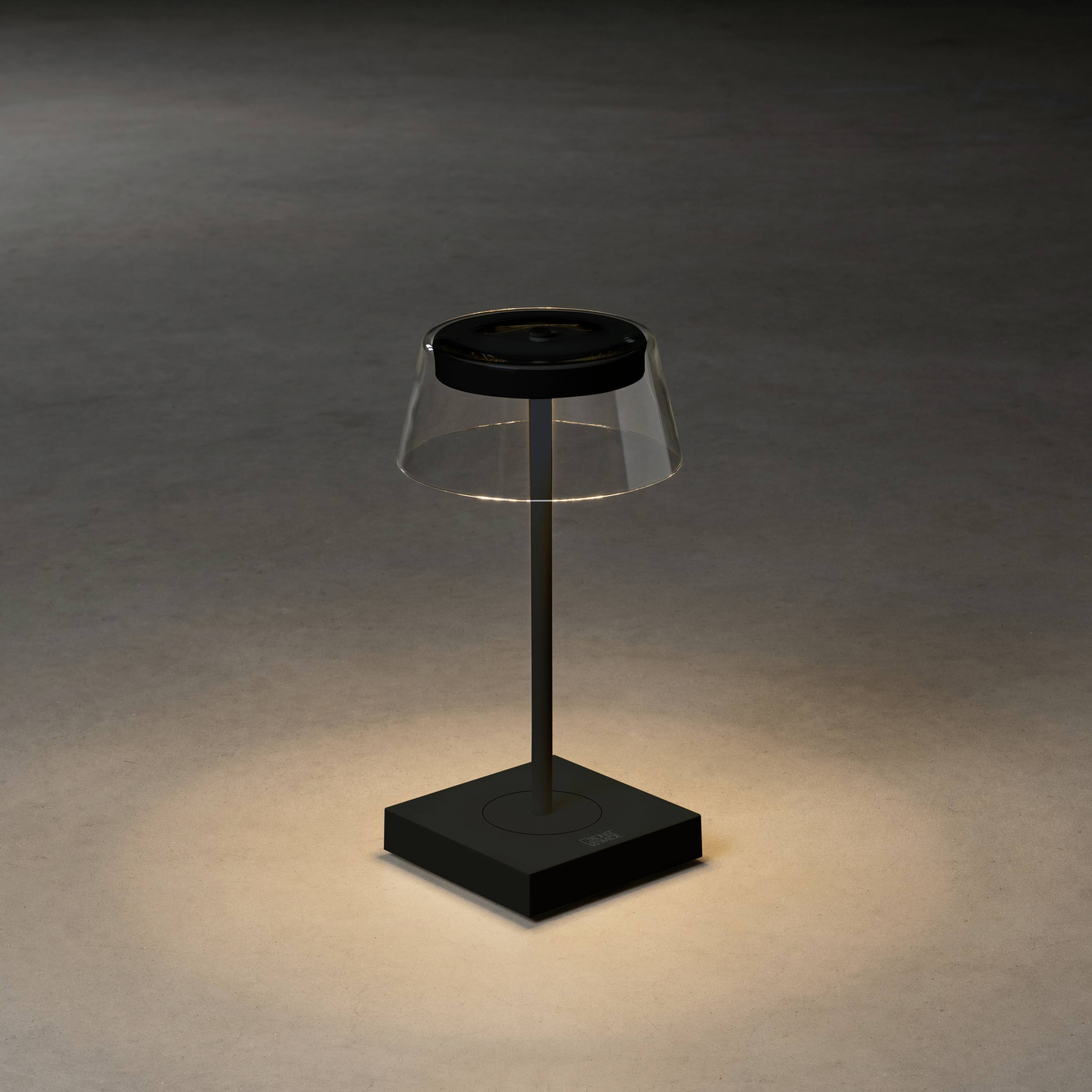 Konstsmide 7816-750 Scilla schwarz LED-Außentischlampe 2.5W Warmweiß Schwarz