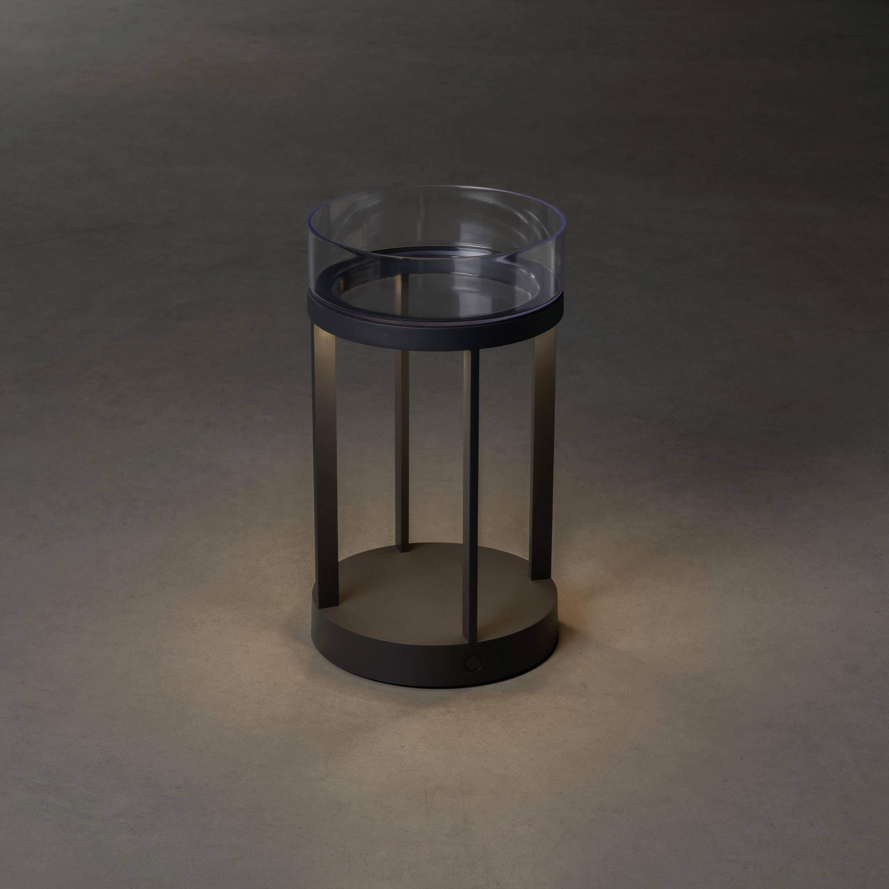 Konstsmide Chieti grau 7821-300 LED-Laterne LED 2.5W Dunkelgrau