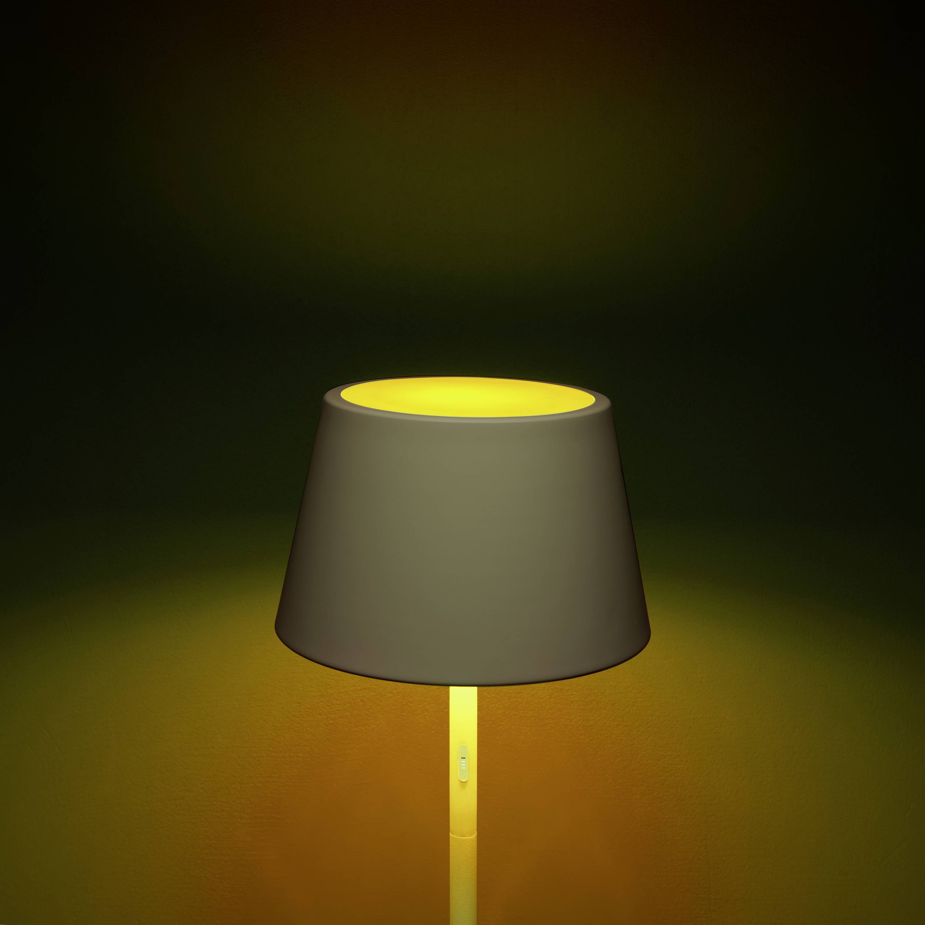 Konstsmide 7824-250 Pomezia weiss LED-Außenstandleuchte LED 15W Weiß