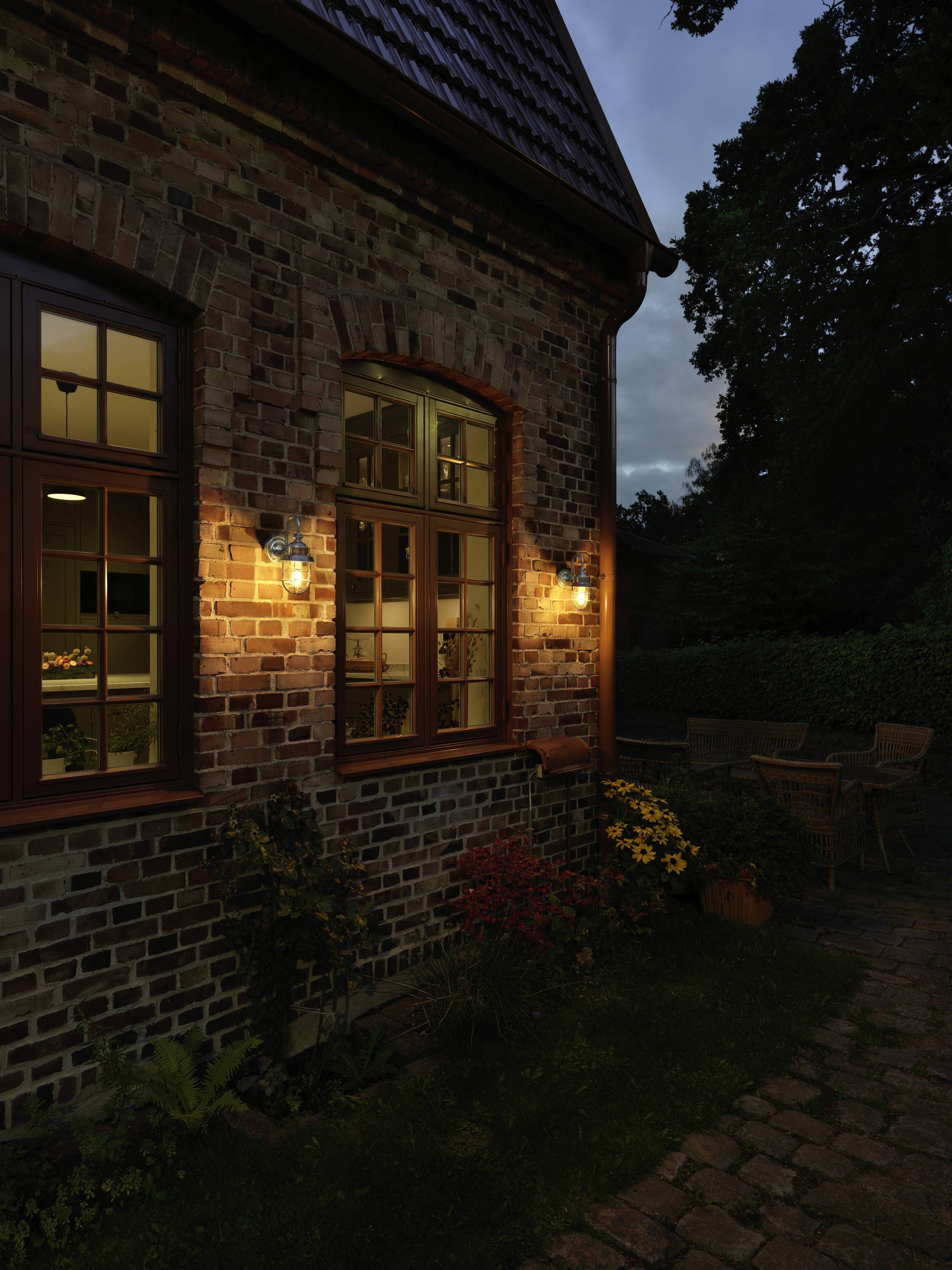 Konstsmide Cerignola galvanisiert 7351-320 Außenwandleuchte E27 Metall