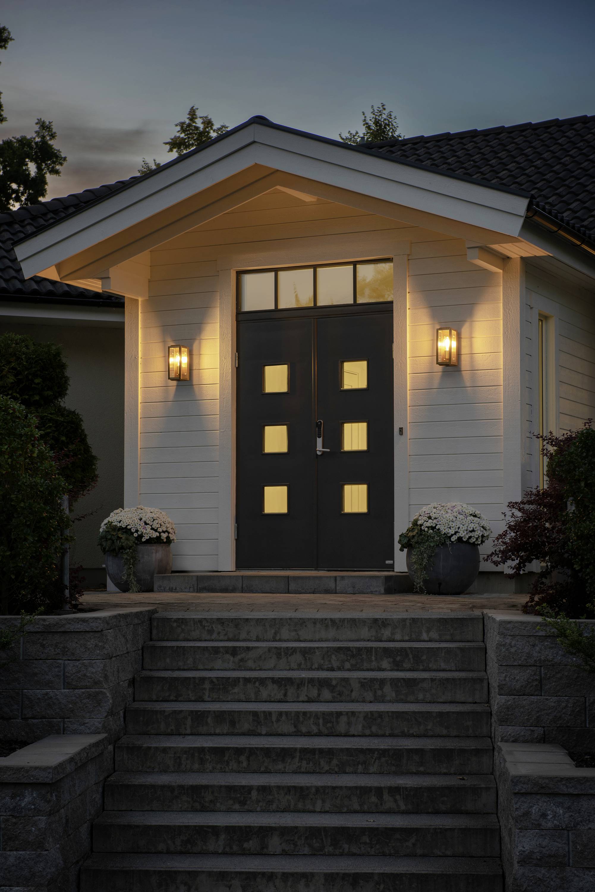 Konstsmide Carpi Messing 7348-800 Außenwandleuchte E27 Messing