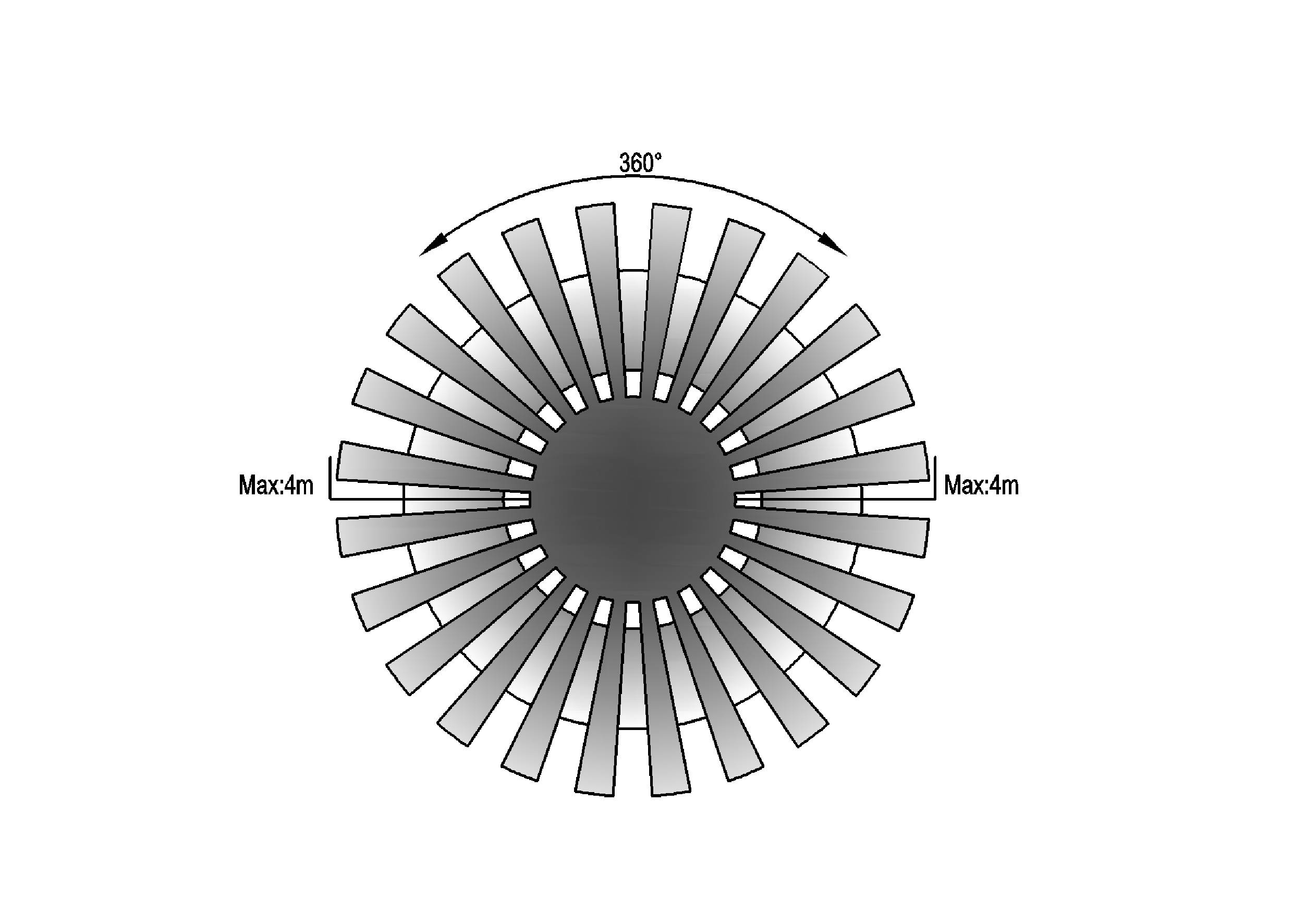 Sygonix SY-5251904 Decke, Aufbau Decken-Bewegungsmelder 360° Relais Weiß