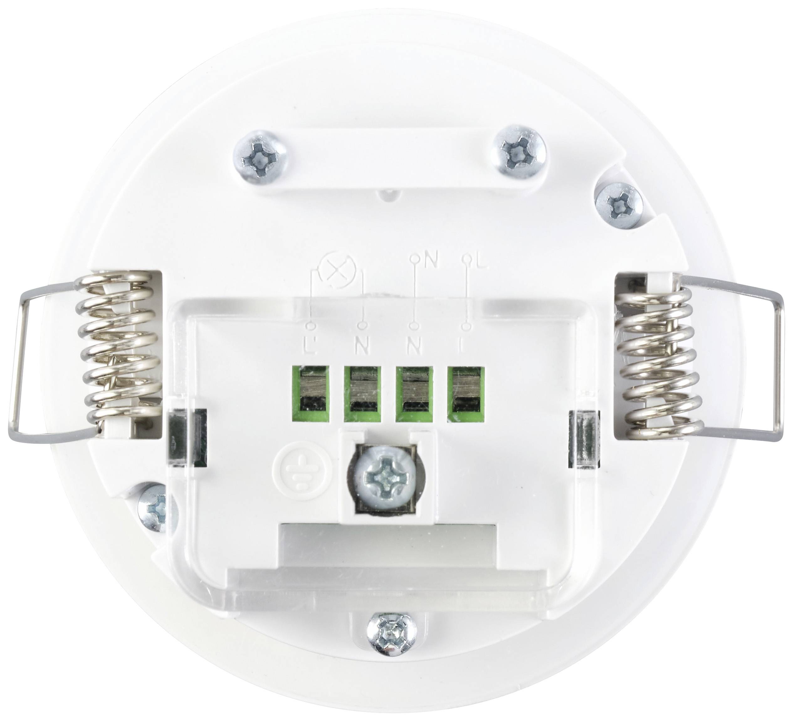 Sygonix SY-5251906 Decke, Einbau Decken-Bewegungsmelder 360° Relais Weiß IP65