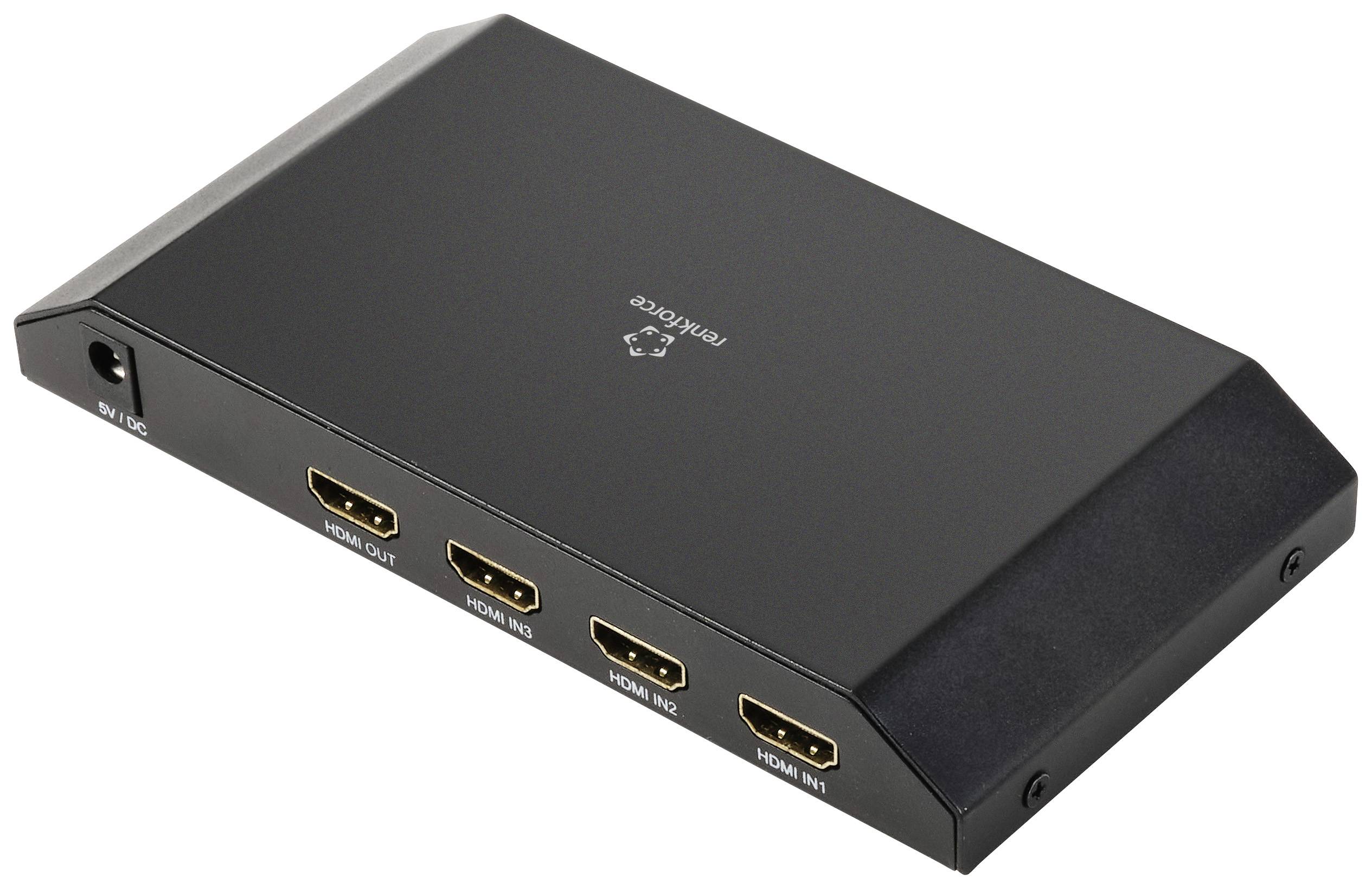 Renkforce RF-HVC-300 3 Port Video Capture System USB Full-HD-Auflösung, Livestream-Funktion