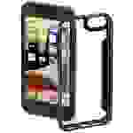 Hama Metallic Frame Cover Apple iPhone 7, iPhone 8, iPhone SE 2020, iPhone SE 2022 Transparent, Sch