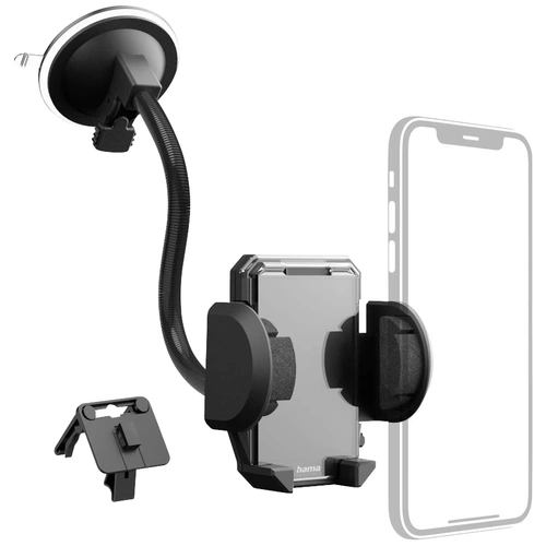 Hama Multi Handy-Kfz-Halterung Saugnapf, Lüftungsgitter 360° drehbar Passend für Breite: 40 - 110mm Hama Multi Handy-Kfz-Halterung Saugnapf, Lüftungsgitter 360° drehbar Passend für Breite: 40 - 110mm