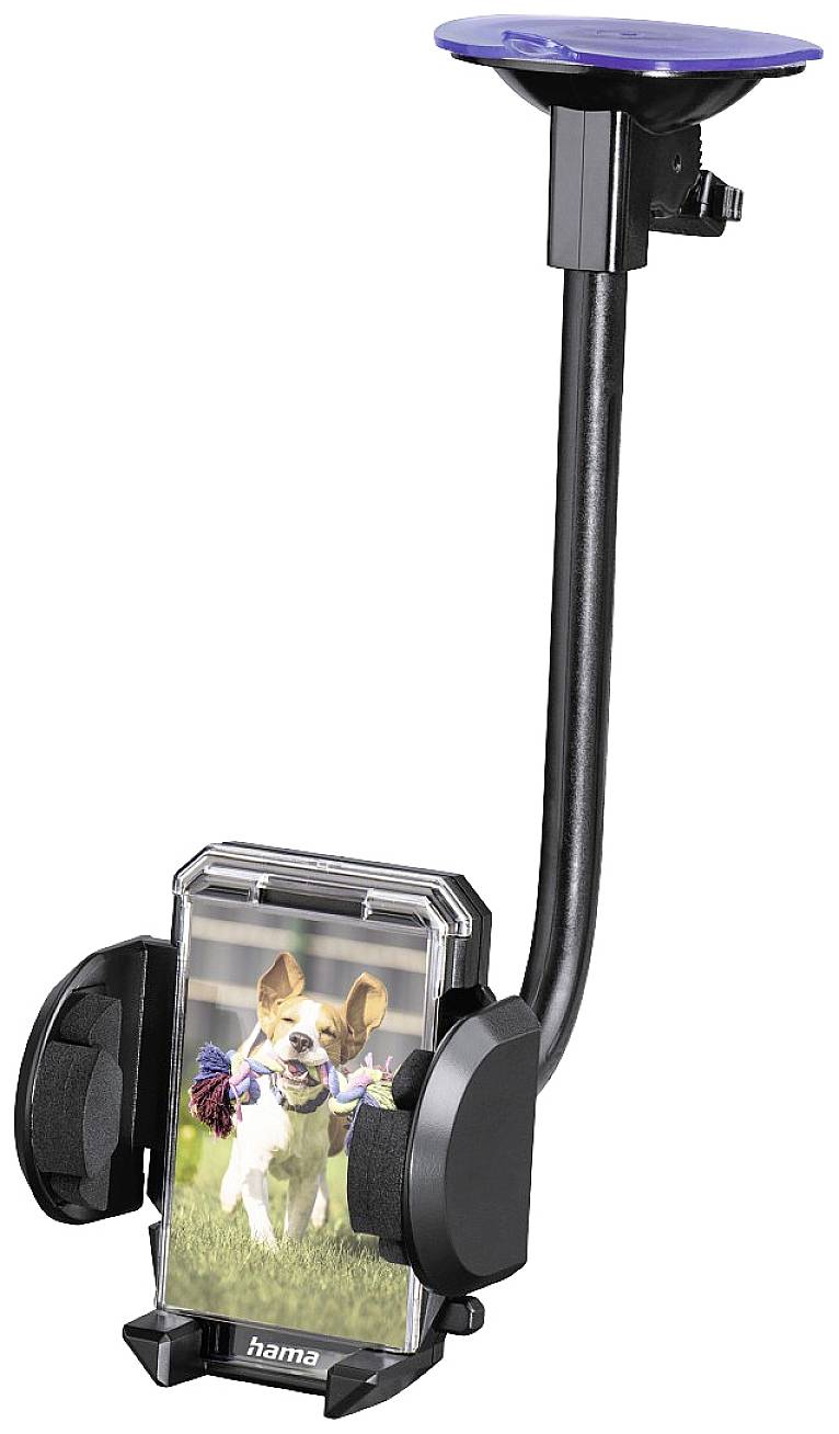 Hama Multi Handy-Kfz-Halterung Saugnapf, Lüftungsgitter 360° drehbar Passend für Breite: 40 - 110mm