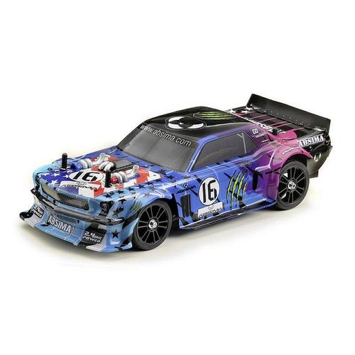 Absima Touring Car FIRST STEP SPEED PERFORMANCE FUN MAKER Neonpink, Neonblau Brushless 1:16 RC Mode