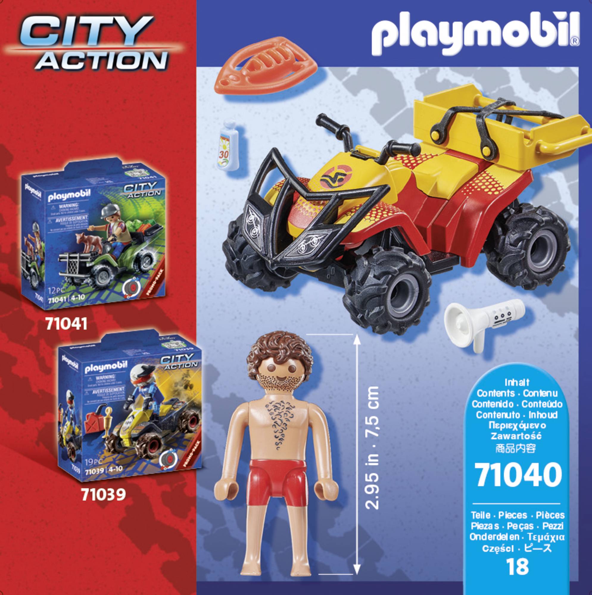 Playmobil® City Action Rettungsschwimmer-Quad 71040